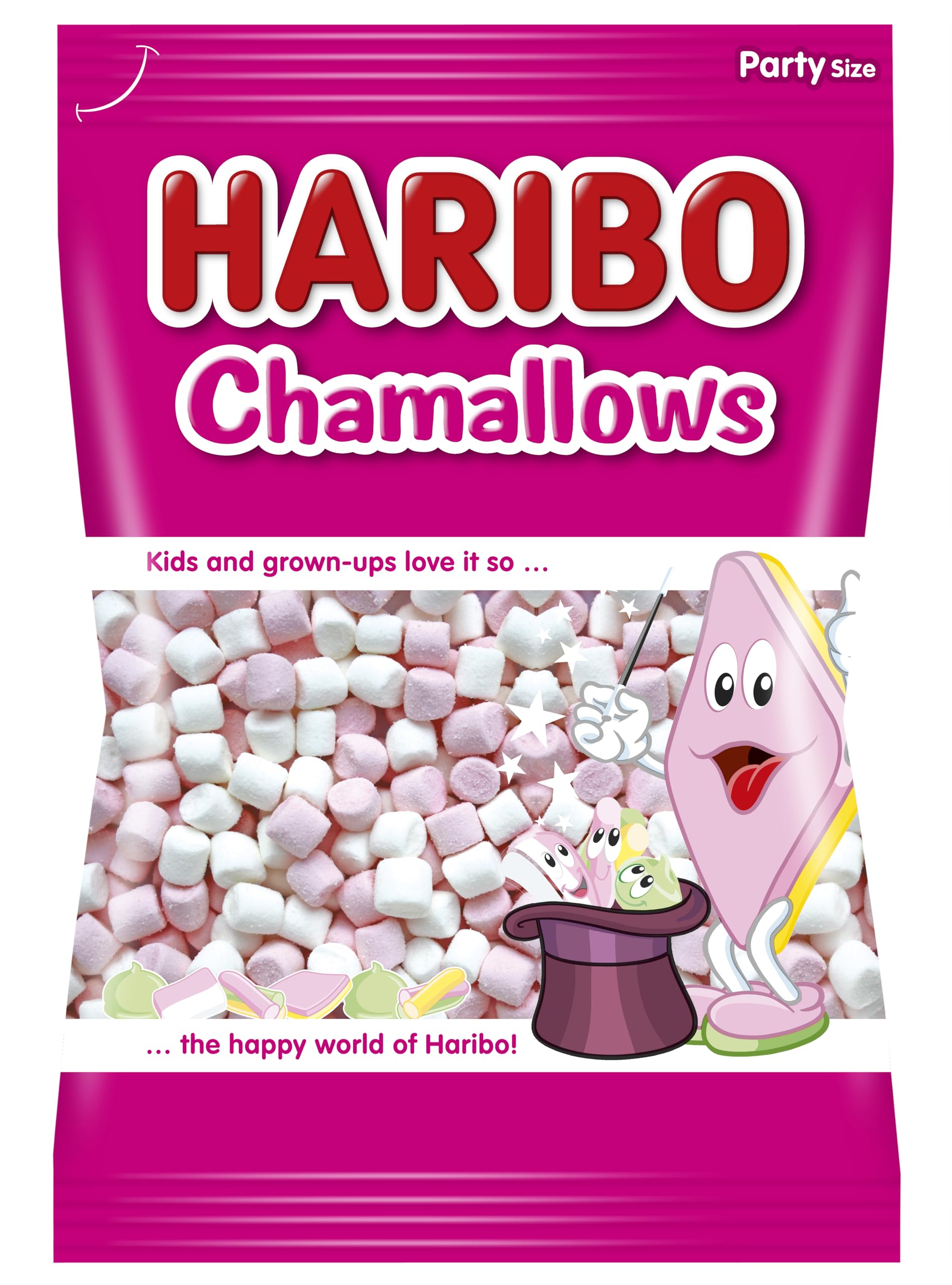 HARIBO Mini Chamallows Marshmallows - Soft & Fluffy | 1kg Pack | Pink & White