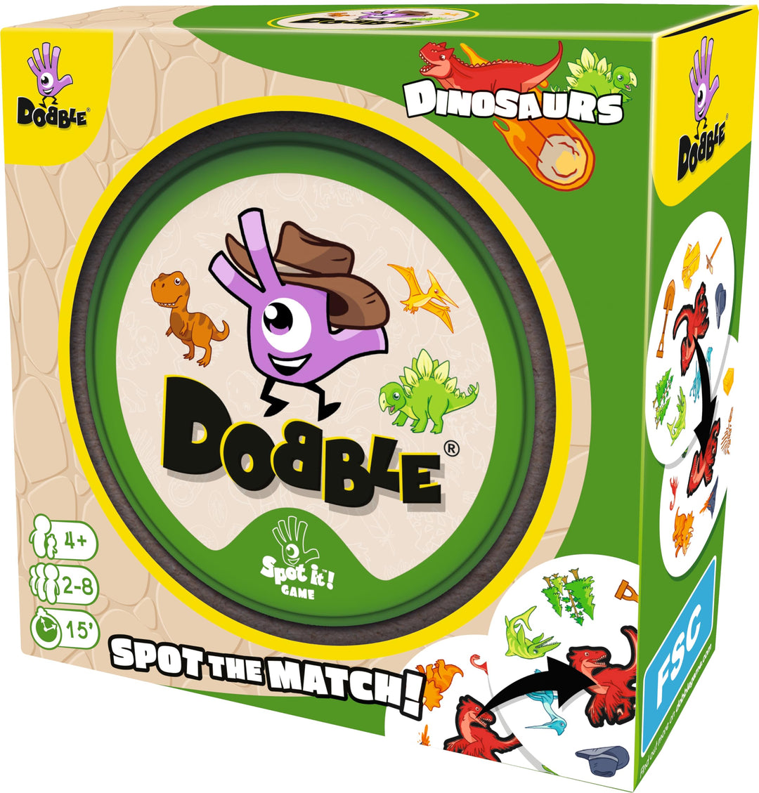 Asmodee Dobble Dinosaurs Card Game (ASMDOBDIN07EN)