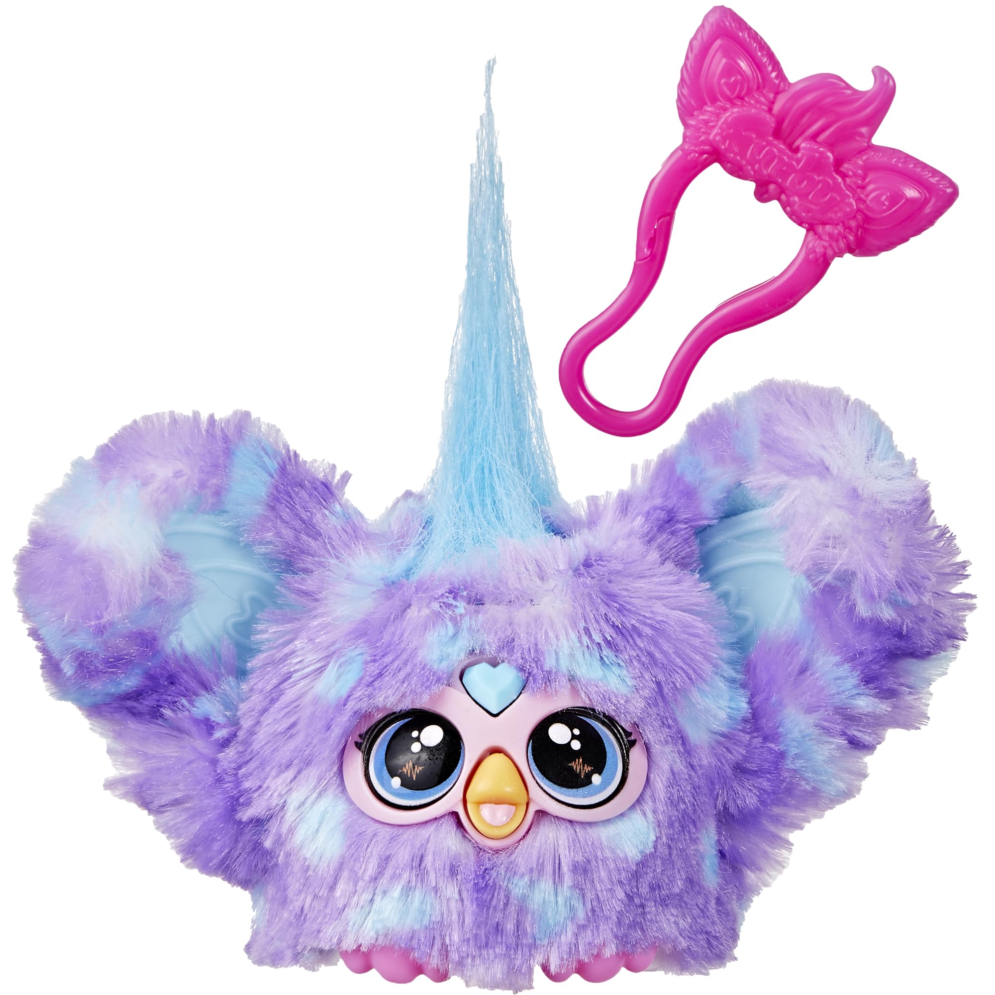 Furby Groo-Vee Mini Electronic Plush Toy - Purple & Blue, 5-Inch, Ages 6+
