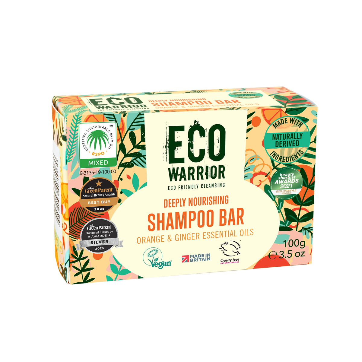 Little Soap Company Eco Warrior Deeply Nourishing Shampoo Bar - Vegan, Cruelty-Free, Natural | 100g