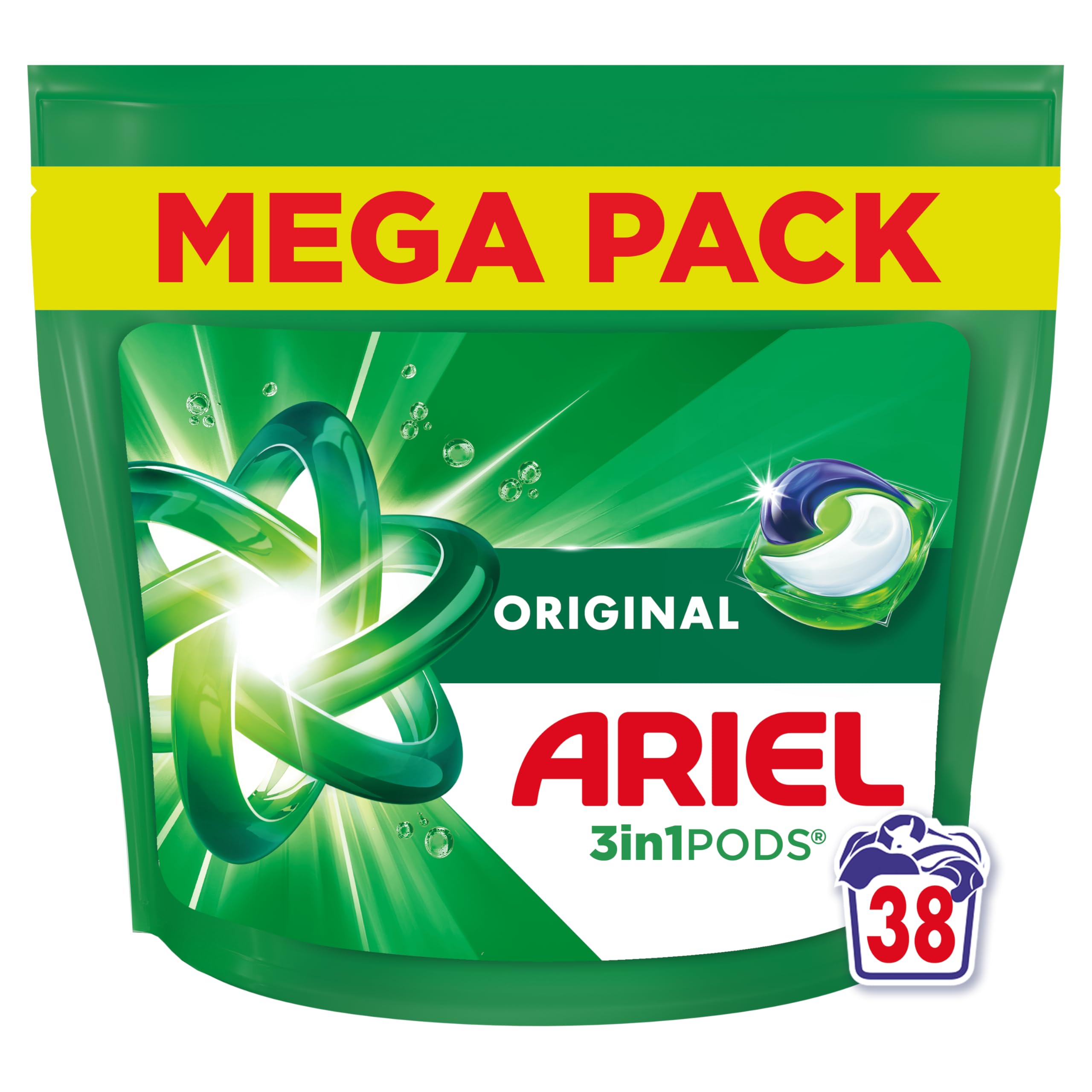 Ariel - All-in-1 PODS Washing Liquid Capsules 38 Washes 2