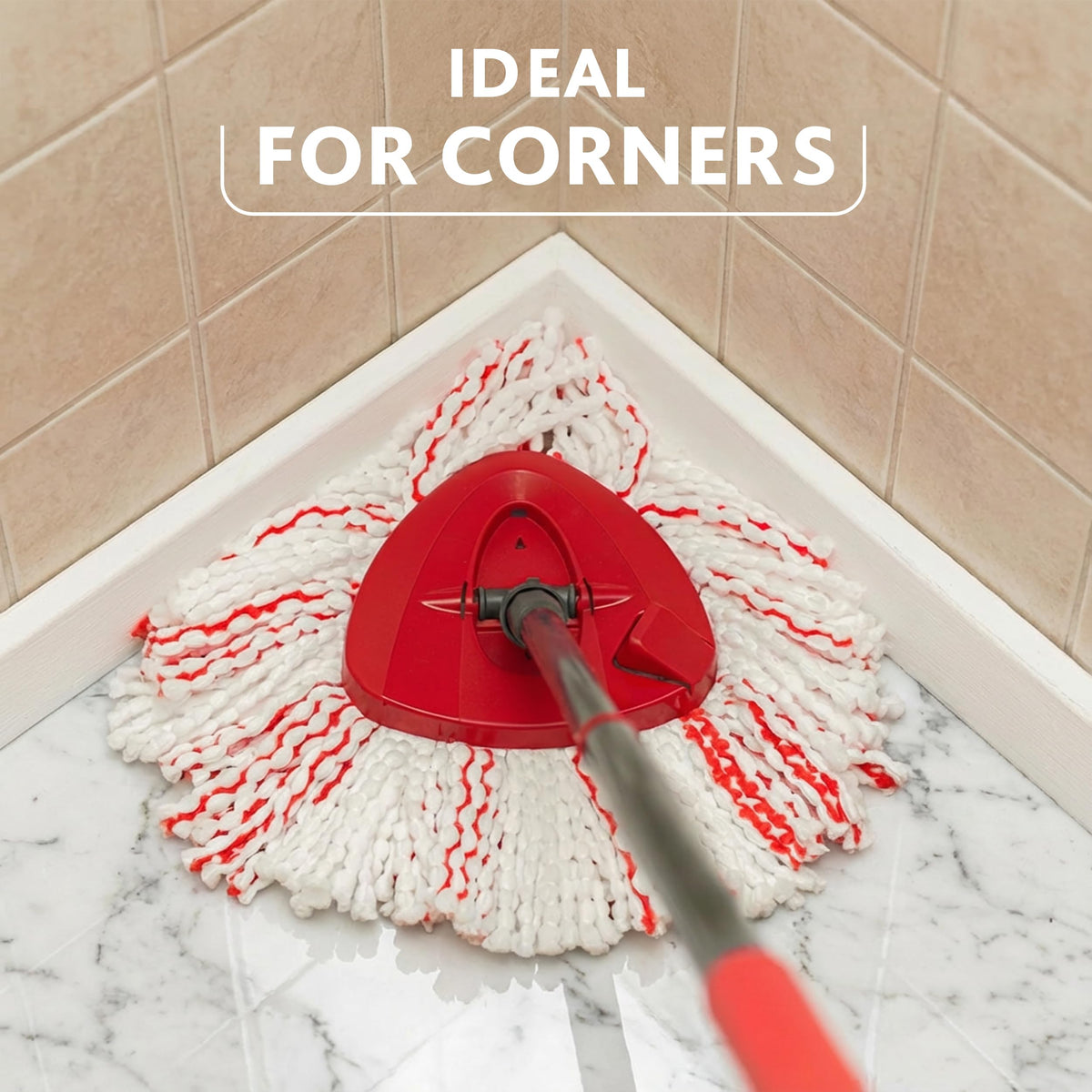 Vileda Turbo Deep Clean Spin Mop Refill - Microfibre Replacement Head