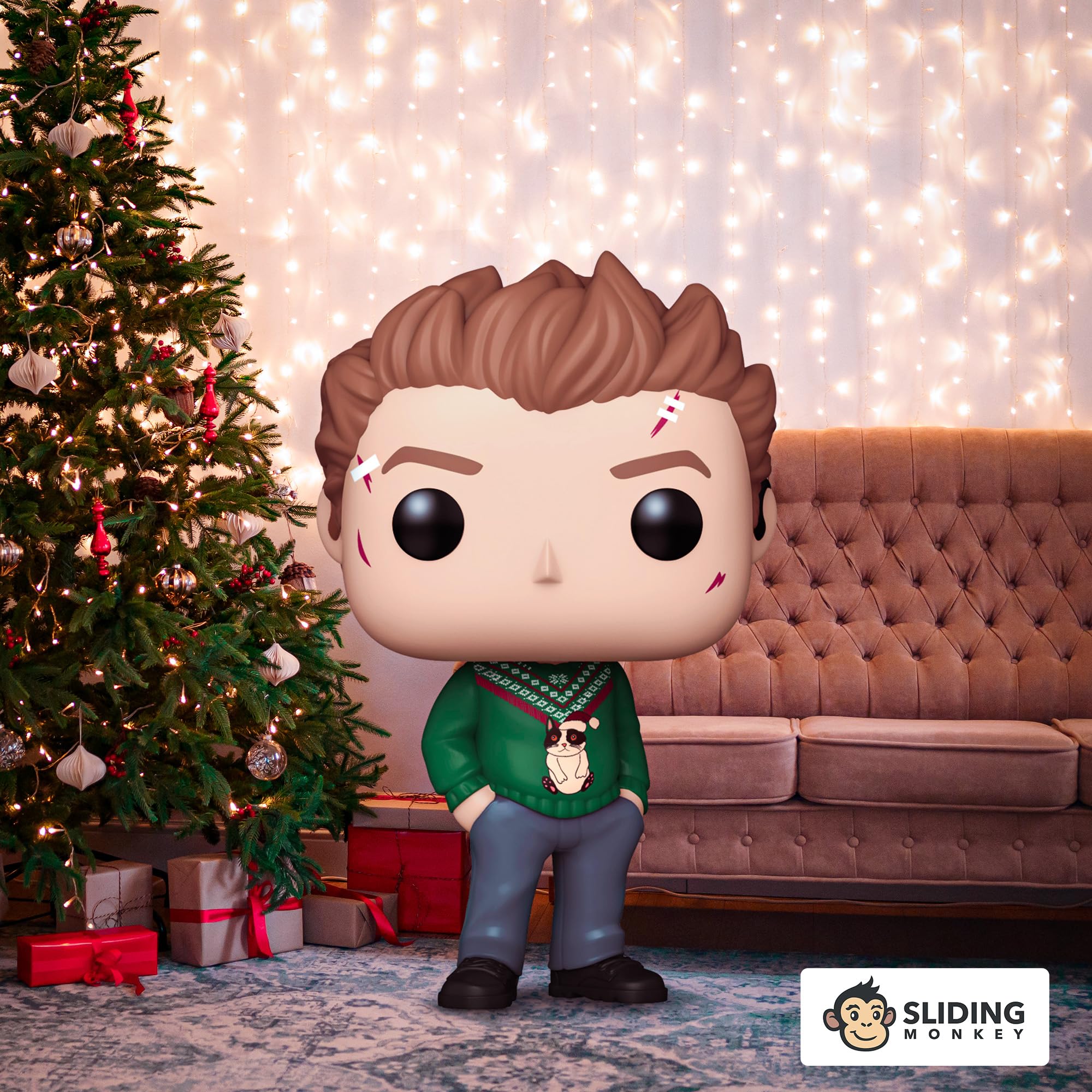 Funko Pop! Marvel - Hawkeye Clint Barton Christmas Sweater Vinyl Figure (1216) Target Exclusive 4