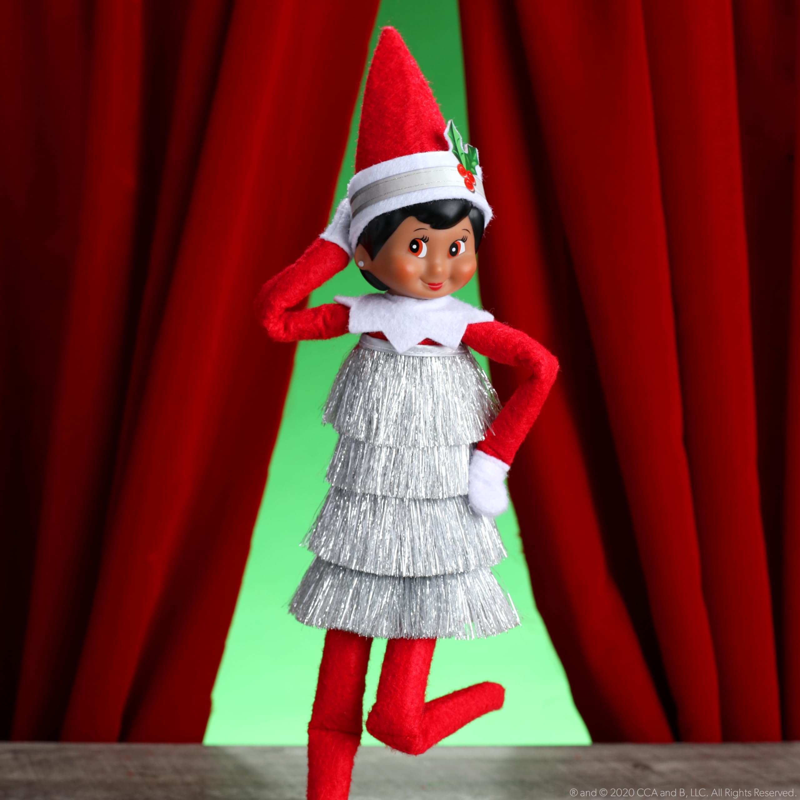 The Elf on the Shelf Claus Couture Collection Tiny Tinsel Dress - Dazzling 6