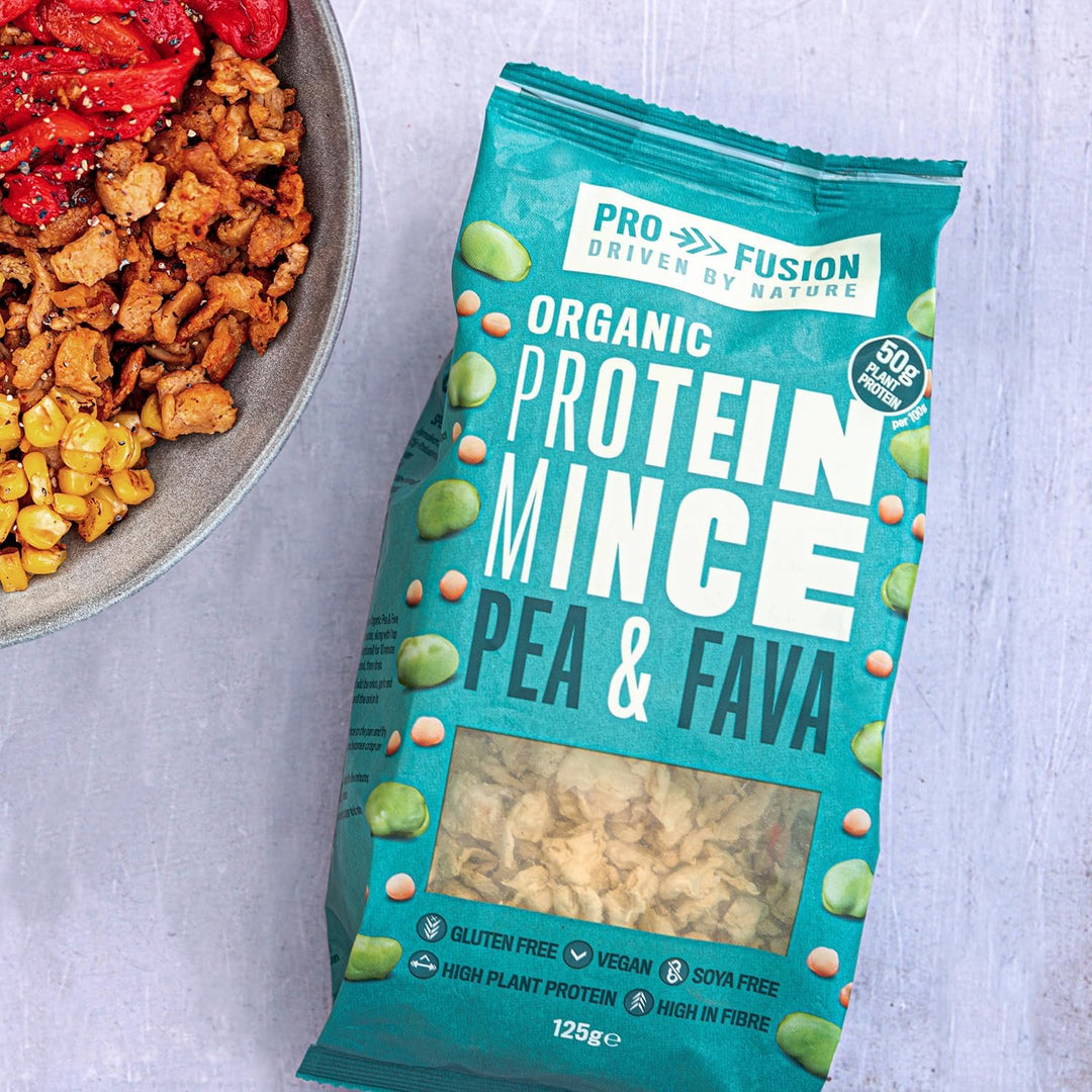 Profusion Organic Vegan Pea and Fava Protein Mince, 125g