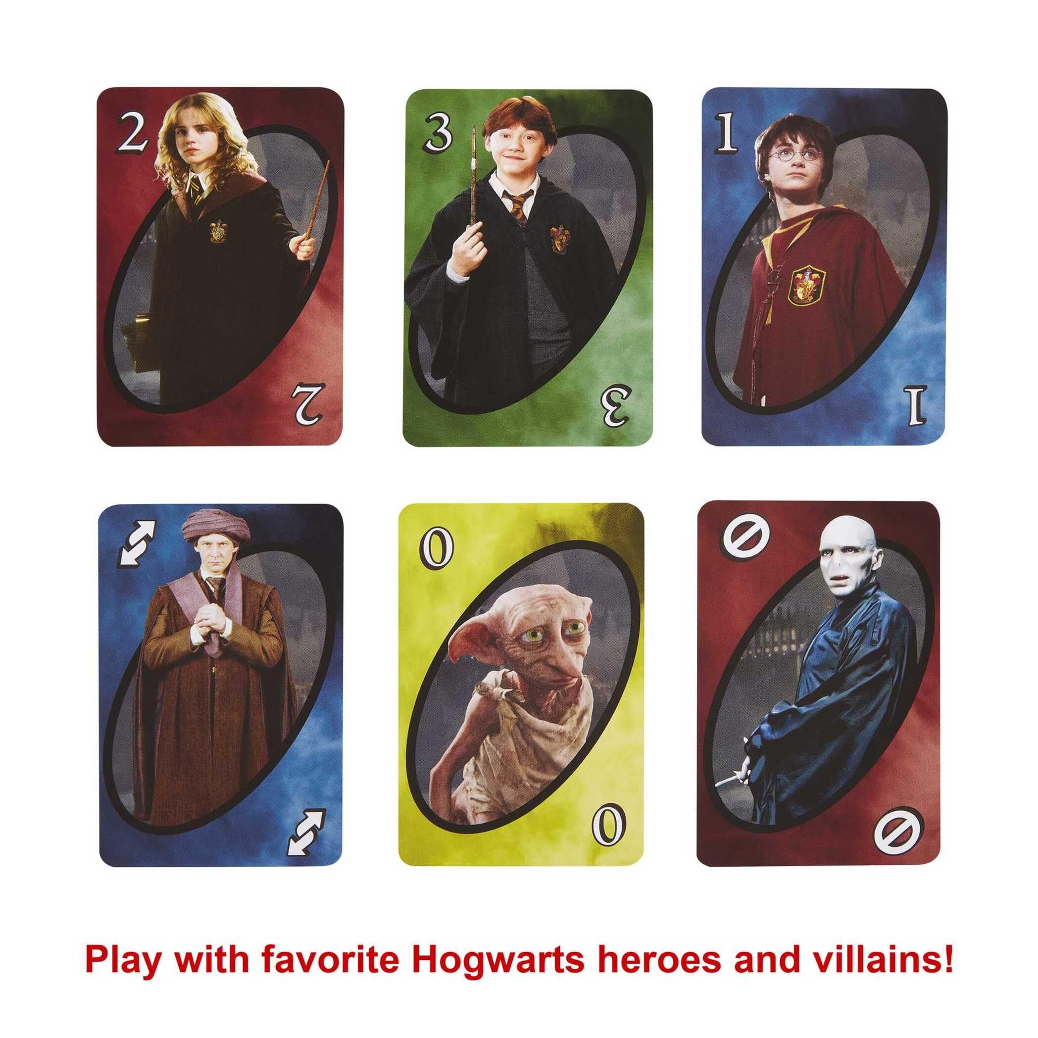 UNO Harry Potter Card Game - Collectible Deck for 2-10 Players, Ages 7+ 5
