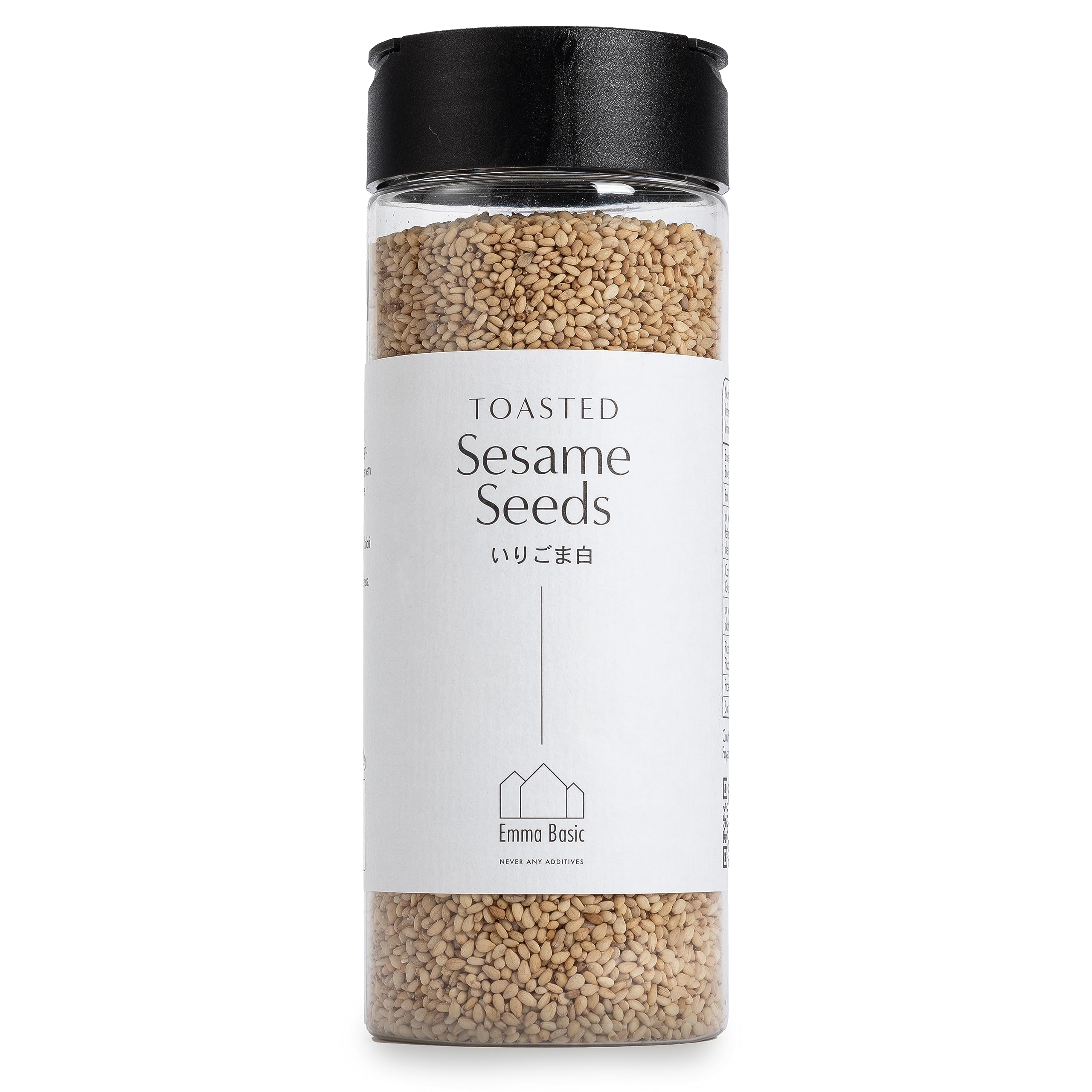 Emma Basic Roasted White Sesame Seeds - High Fibre & Source of Protein | 150g 1