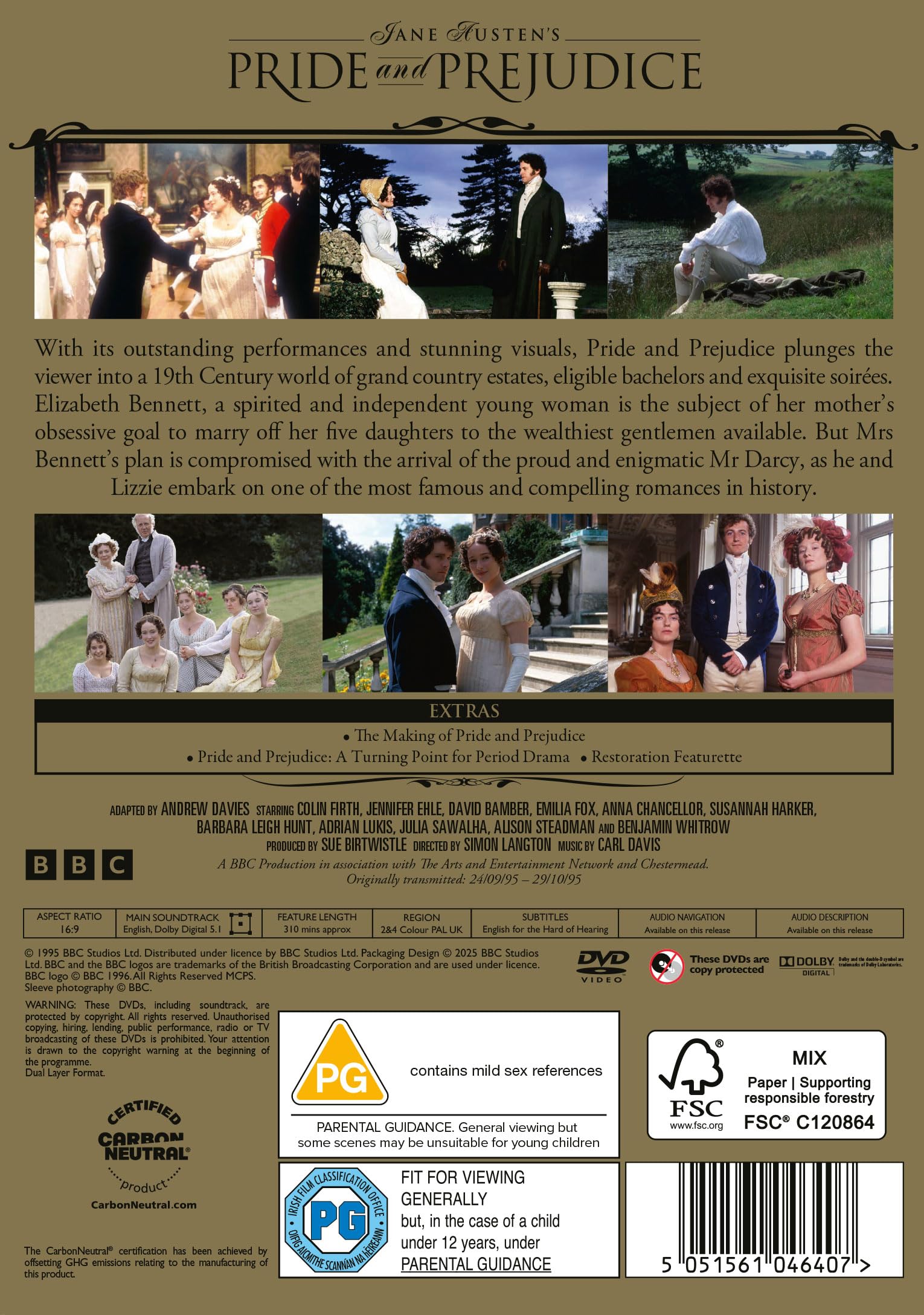 Pride and Prejudice [DVD]