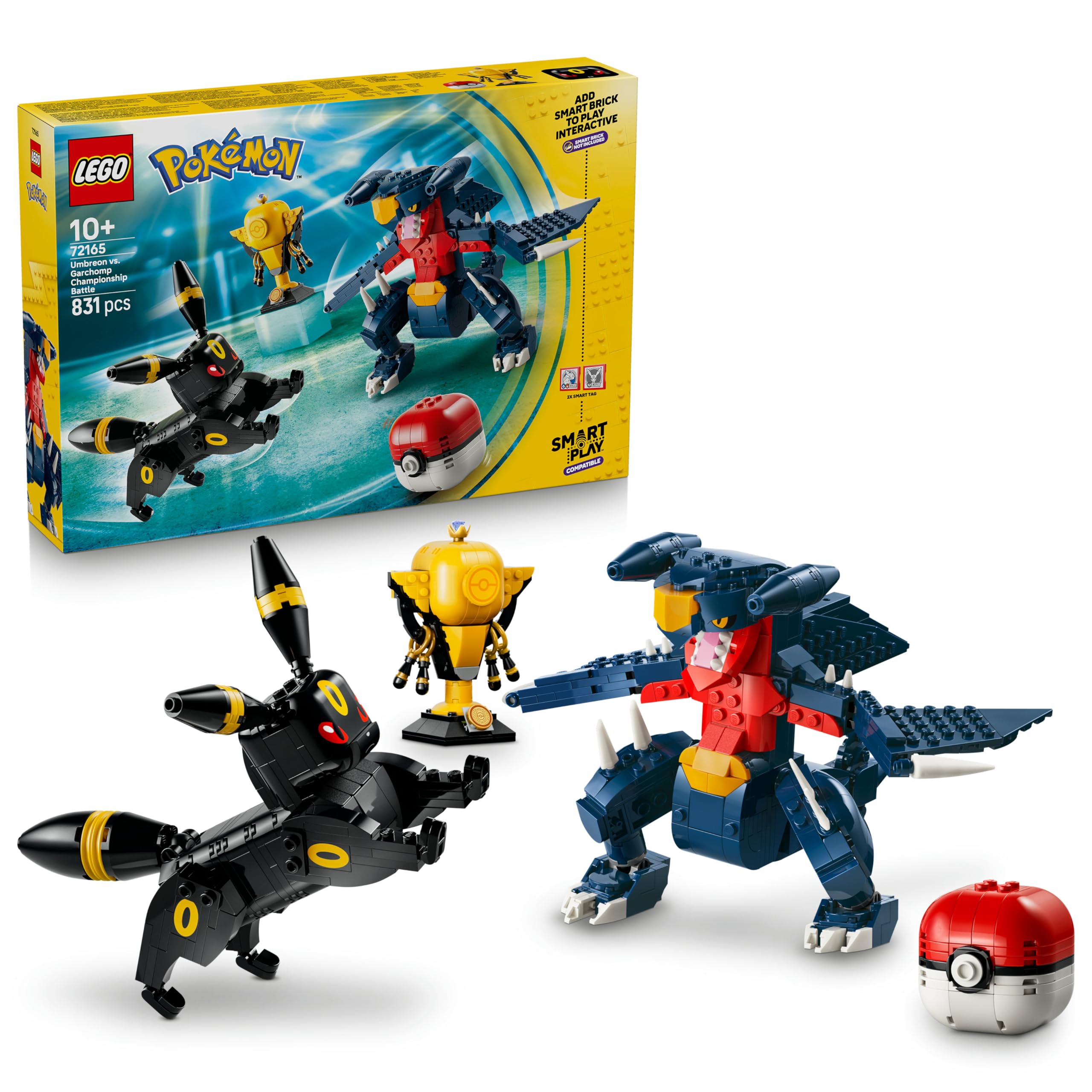LEGO SMART Play Umbreon vs. Garchomp Championship Battle Building Set (72165) | Ages 10+ 1