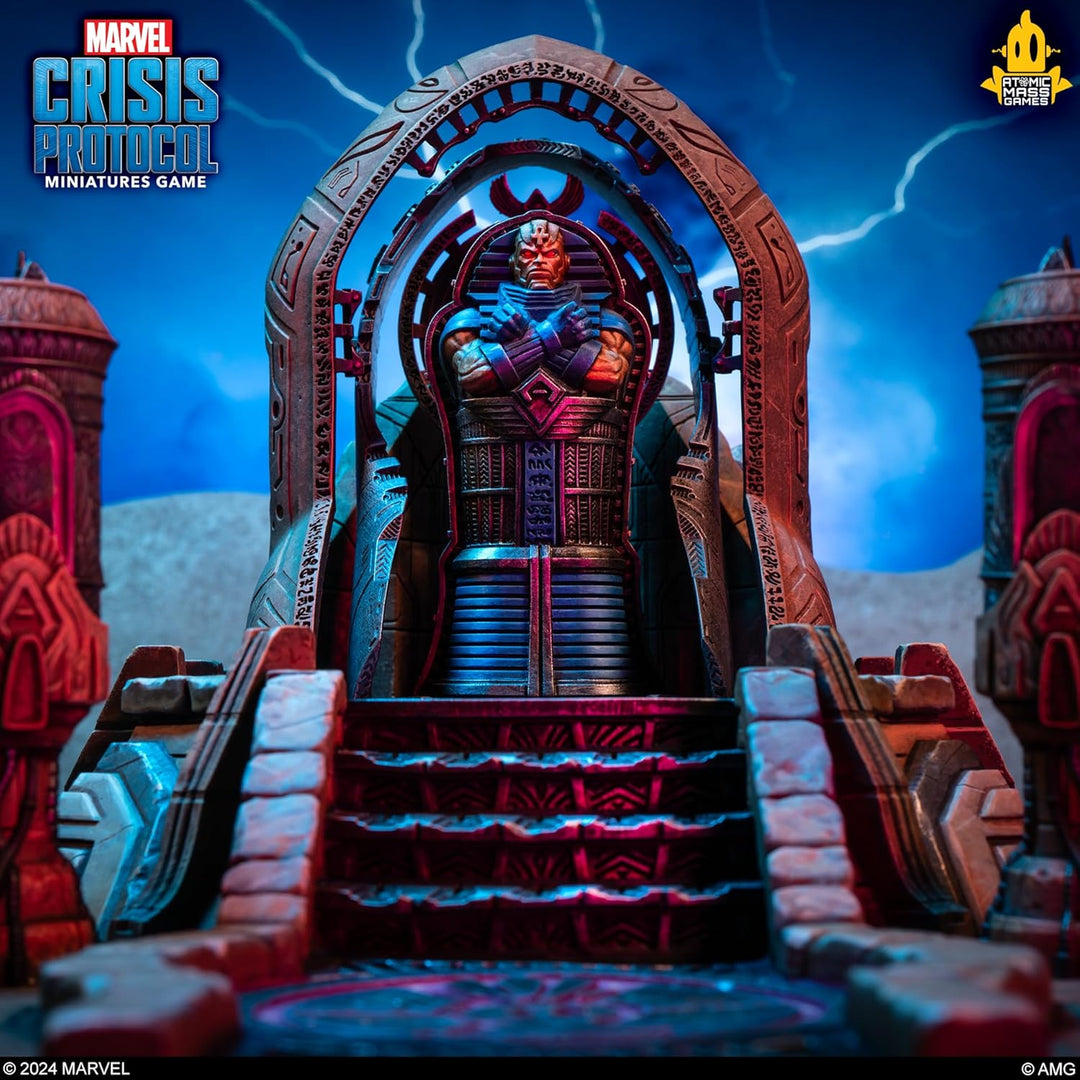 Atomic Mass Games Marvel: Crisis Protocol Apocalypse Rejuvenation Chamber Ultimate Encounter Terrain Set (AMGCP194)