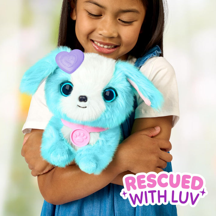 Scruff-a-Luvs Pet Scruffs Blue - Wash & Reveal Mystery Plush Toy, 7.5" Tall