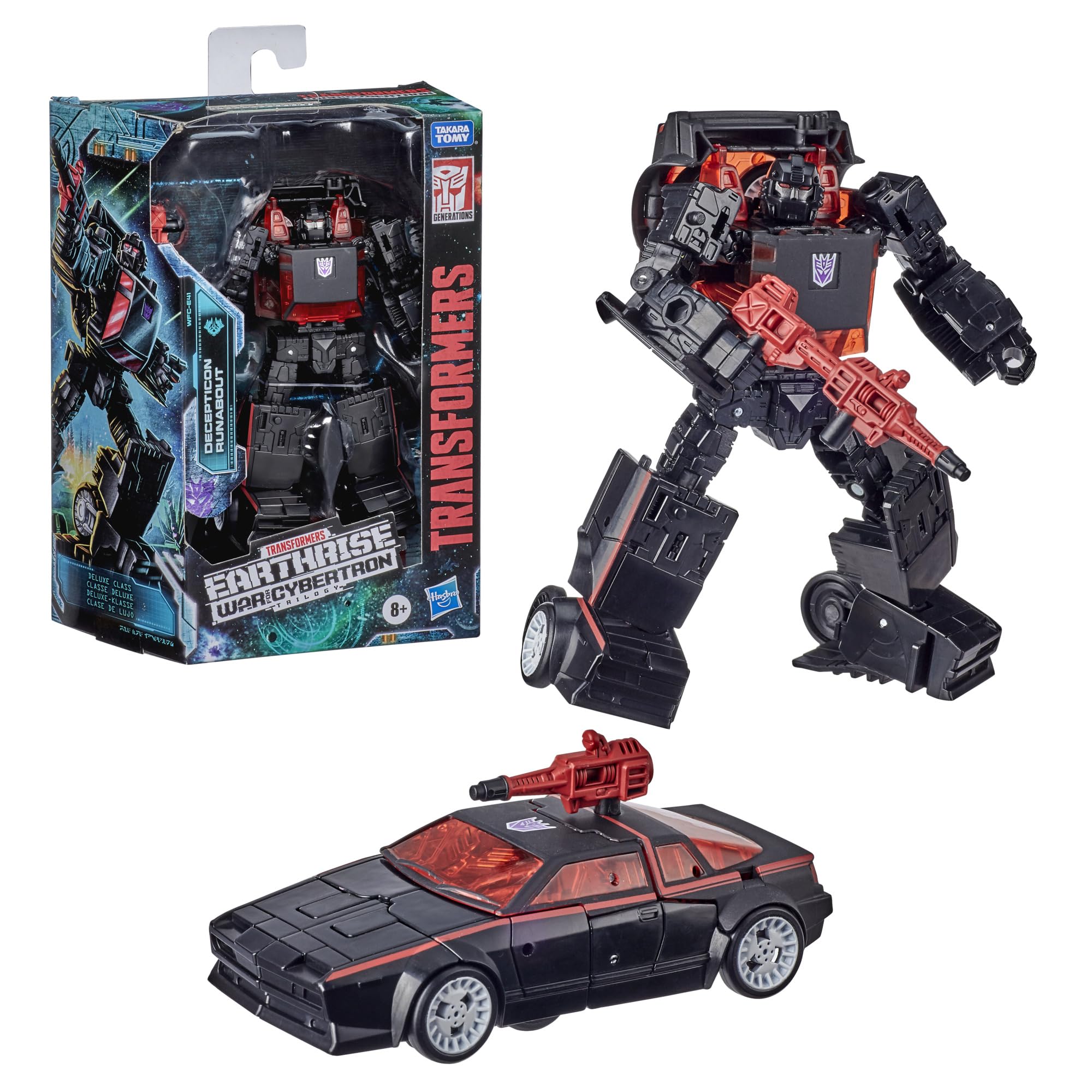 Transformers Decepticon Runabout Action Figure - 14-cm Tall, Ages 8+
