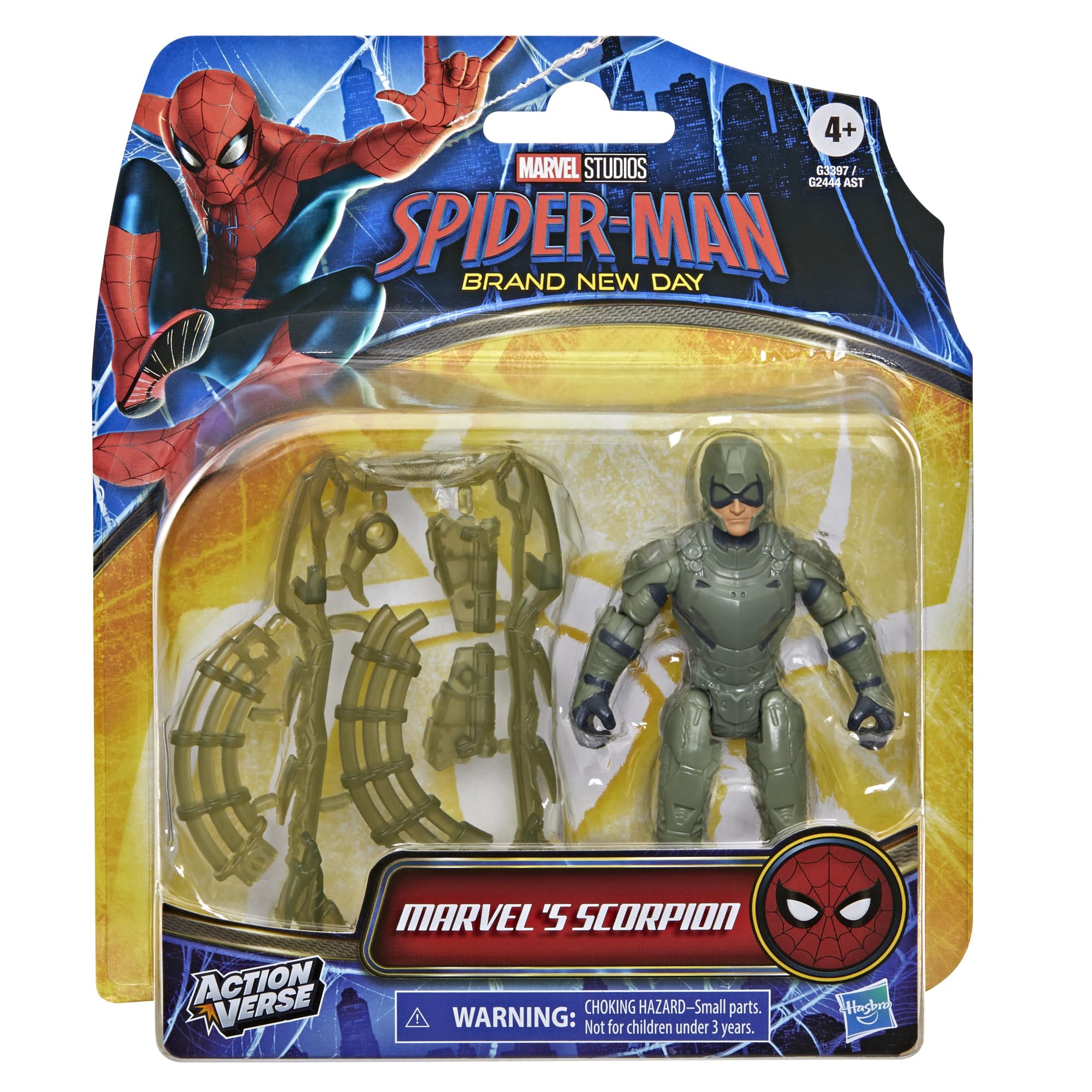 Marvel ActionVerse Marvel's Scorpion Action Figure - 4.5-Inch, Ages 4+