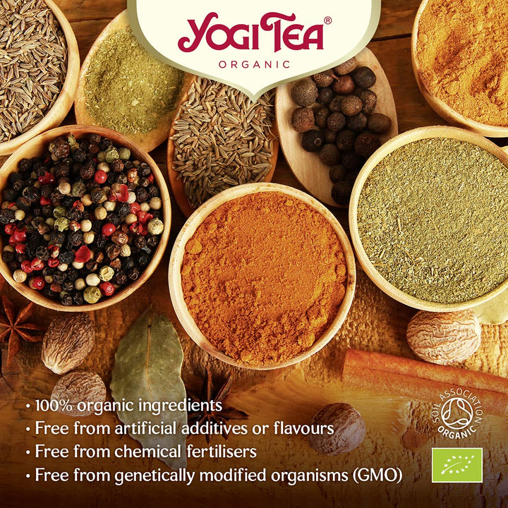 YOGI TEA - Matcha Lemon Organic Green Herbal Tea, 102 Tea Bags (6 x 17)