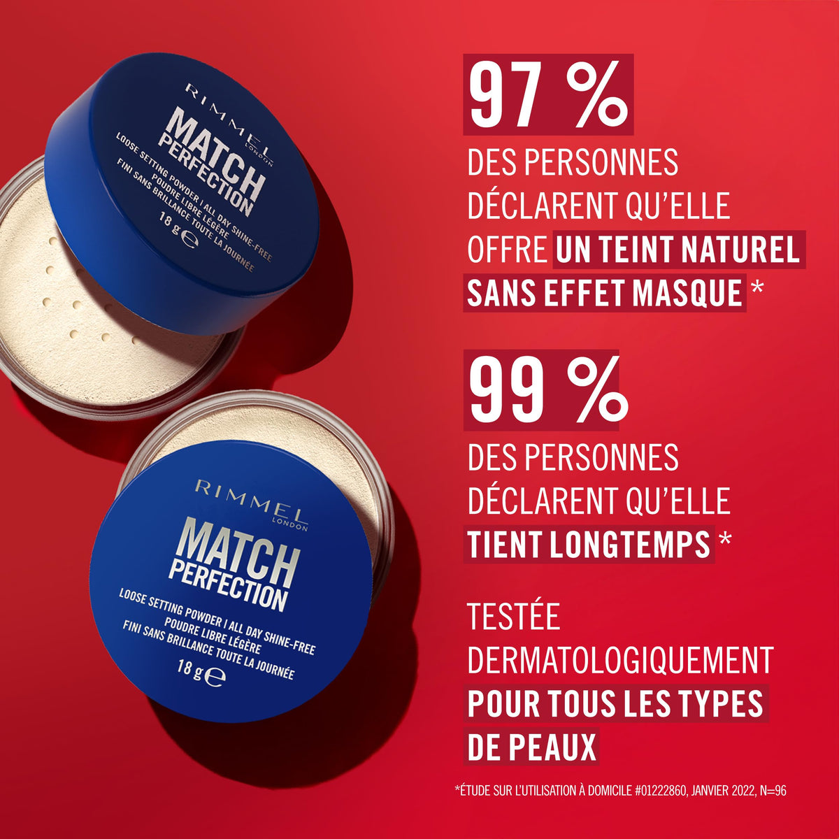 Rimmel Match Perfection Loose Setting Powder - Translucent, Lightweight, Shine Control 8