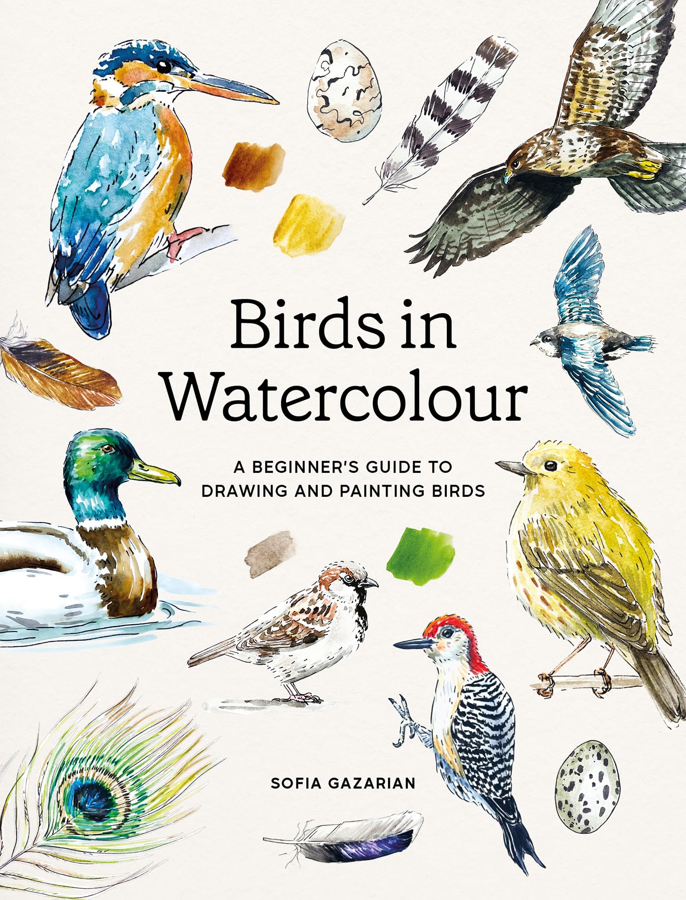 Quadrille Publishing Birds in Watercolour - Beginner's Guide to Drawing & Painting Birds | Flexibound 1