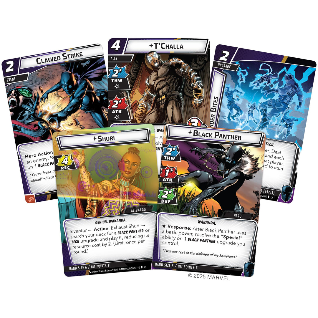 Fantasy Flight Games Marvel Champions: Black Panther (Shuri) Hero Pack (MC51EN)