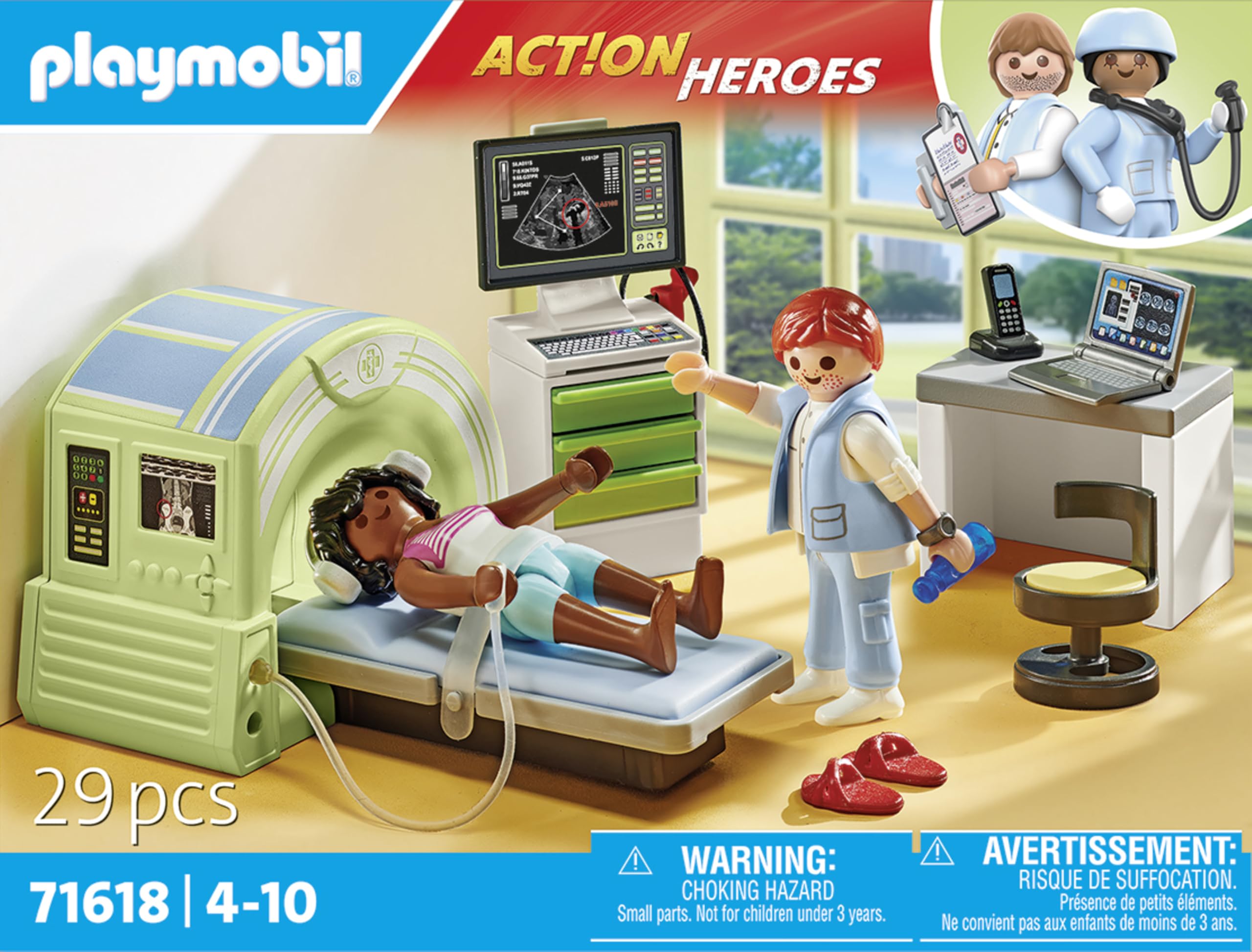 Playmobil Action Heroes MRI Playset 71618 | Ages 4+ | 2 Figures Included 4