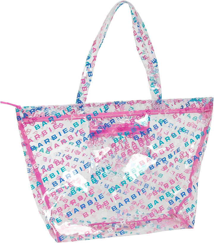 Safta Barbie Logomania Shopping Bag, Women's Tote Bag, Comfortable and Stylish (M445-612446445)