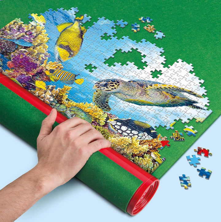 Clementoni Puzzle Mat - Portable Puzzle Storage for Up to 2000 Pieces, Ages 14+