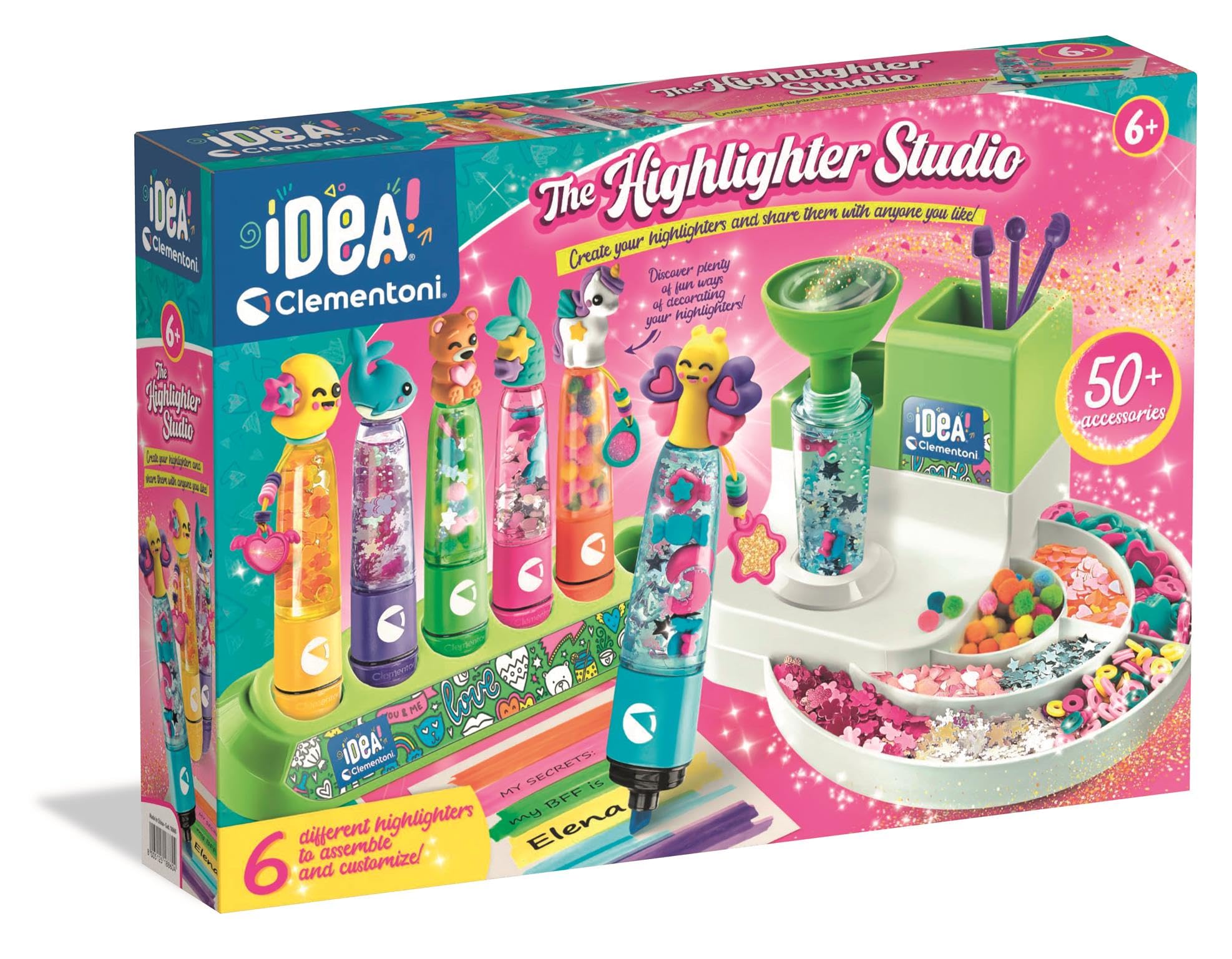 Clementoni DIY Highlighter Marker Kit - Create Endless Colors with Filters & Inks 1
