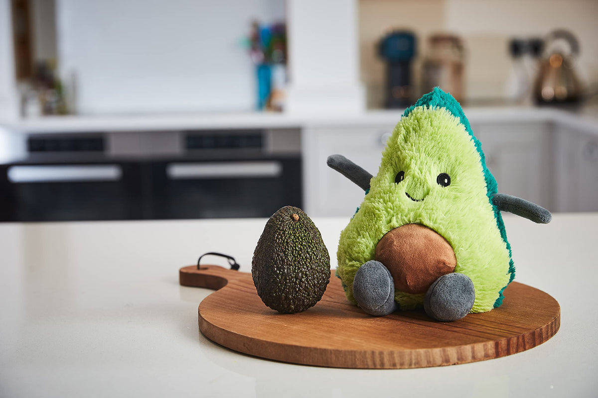 Warmies Avocado Heatable Cuddly Toy - Soothing Comfort | Microwaveable | Medium