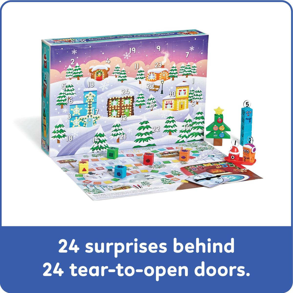 Learning Resources Numberblocks MathLink Cubes Advent Calendar - Ages 3+ | 24 Festive Surprises 2