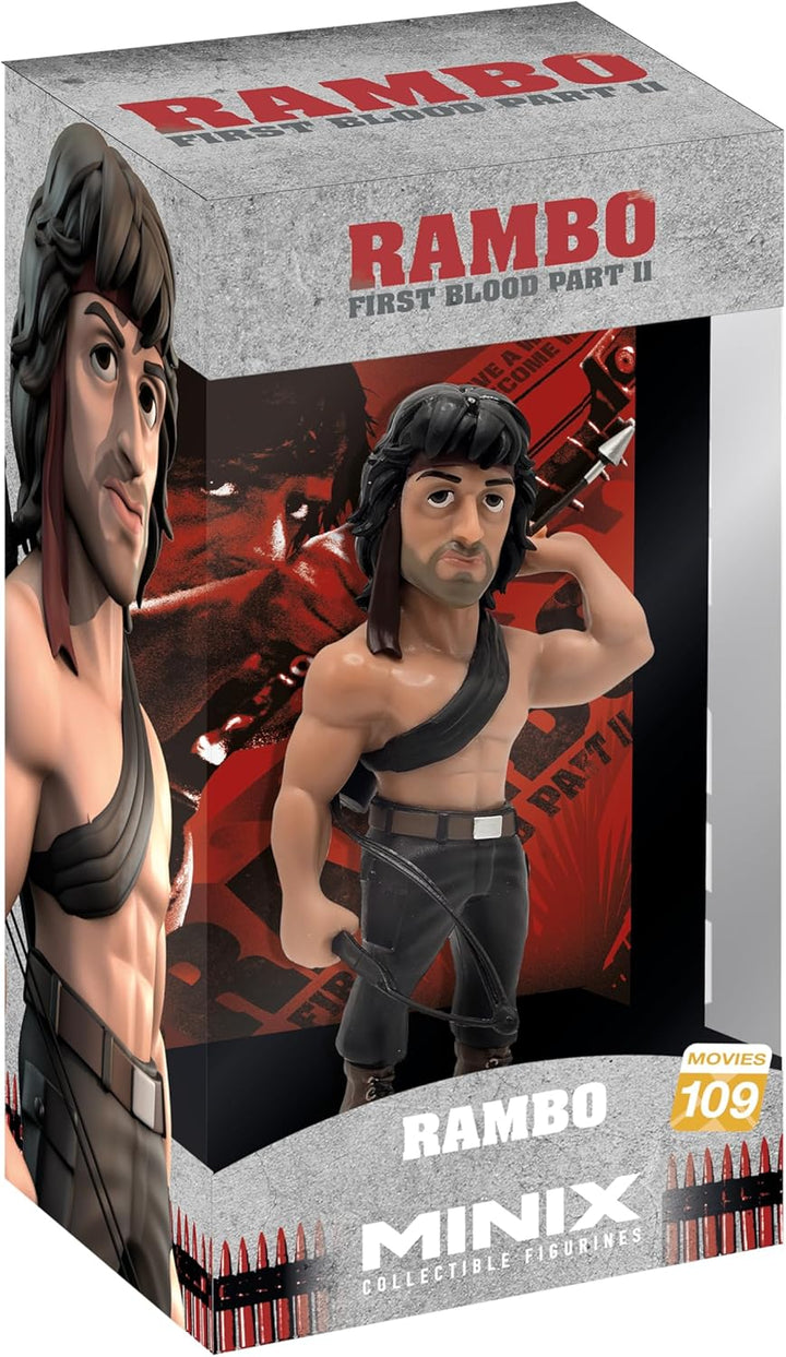 MINIX Collectible Figures Rambo: First Blood Part II - Rambo with Bow Action Figure (RAMBO-02)