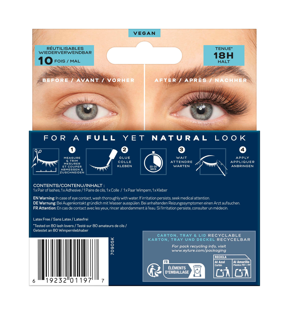Eylure Volume No. 099 False Lashes - 1 Count