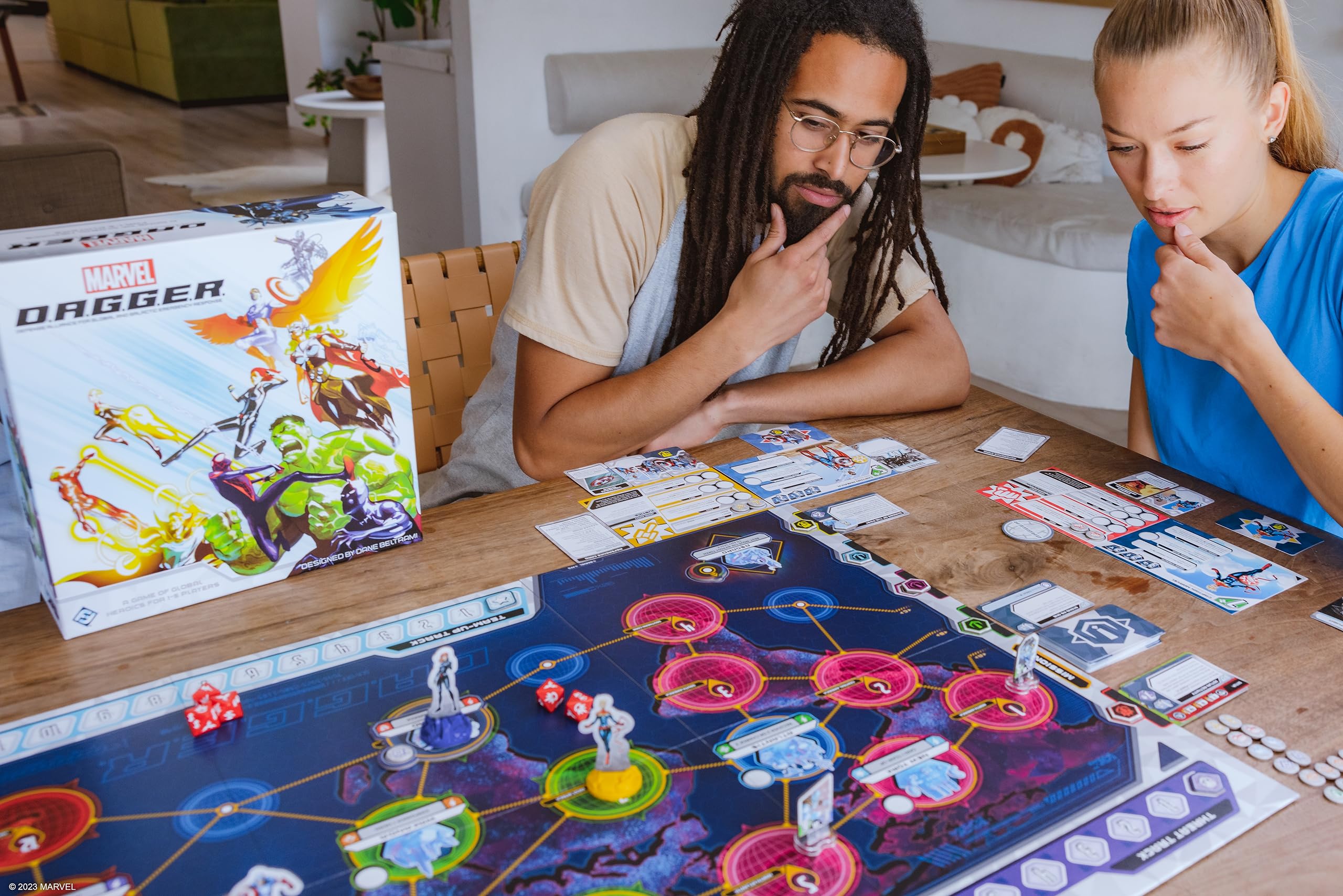 Asmodee MARVEL D.A.G.G.E.R. Cooperative Board Game | Ages 12+ | 1-5 Players | 3.5 Hours 6
