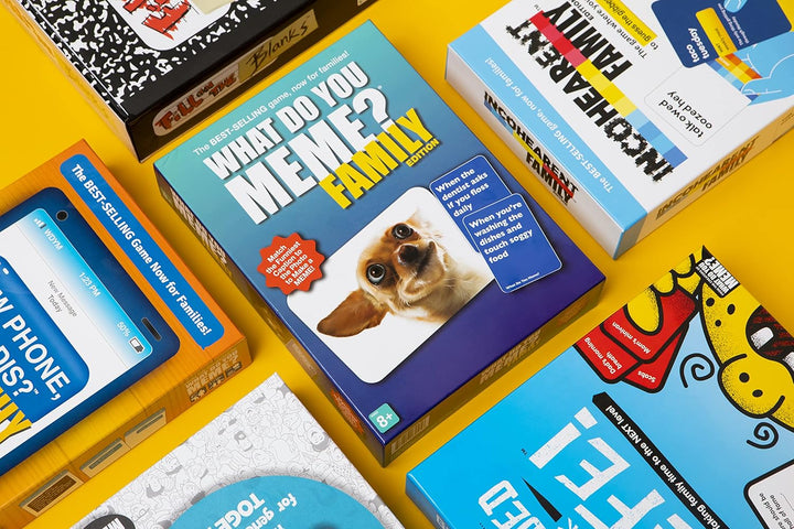 WHAT DO YOU MEME? Incohearent Family Edition - The Family Game Where You Compete