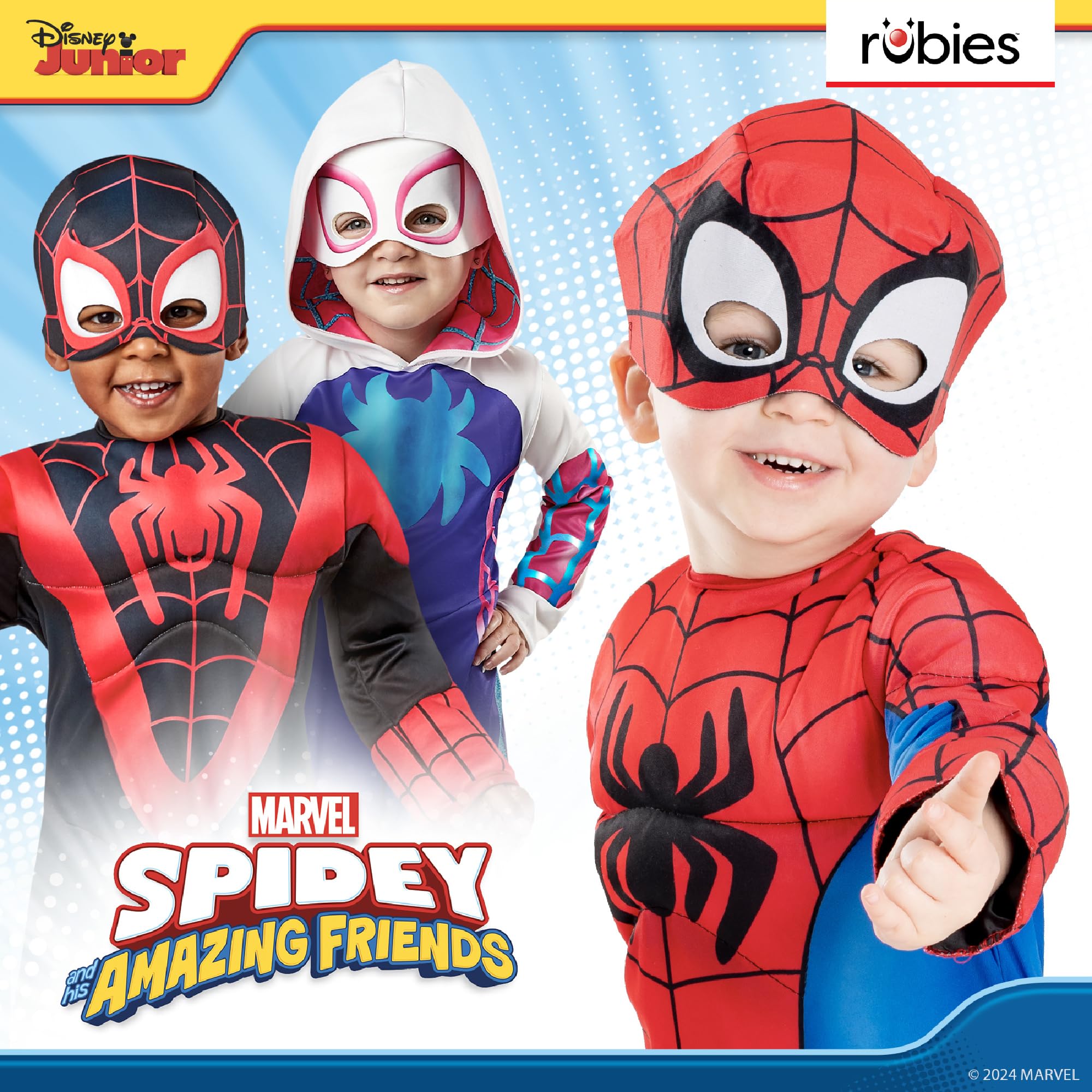 Rubies Ghost Spider Deluxe Costume - Marvel Spidey and his Amazing Friends | 3-4 Years 7