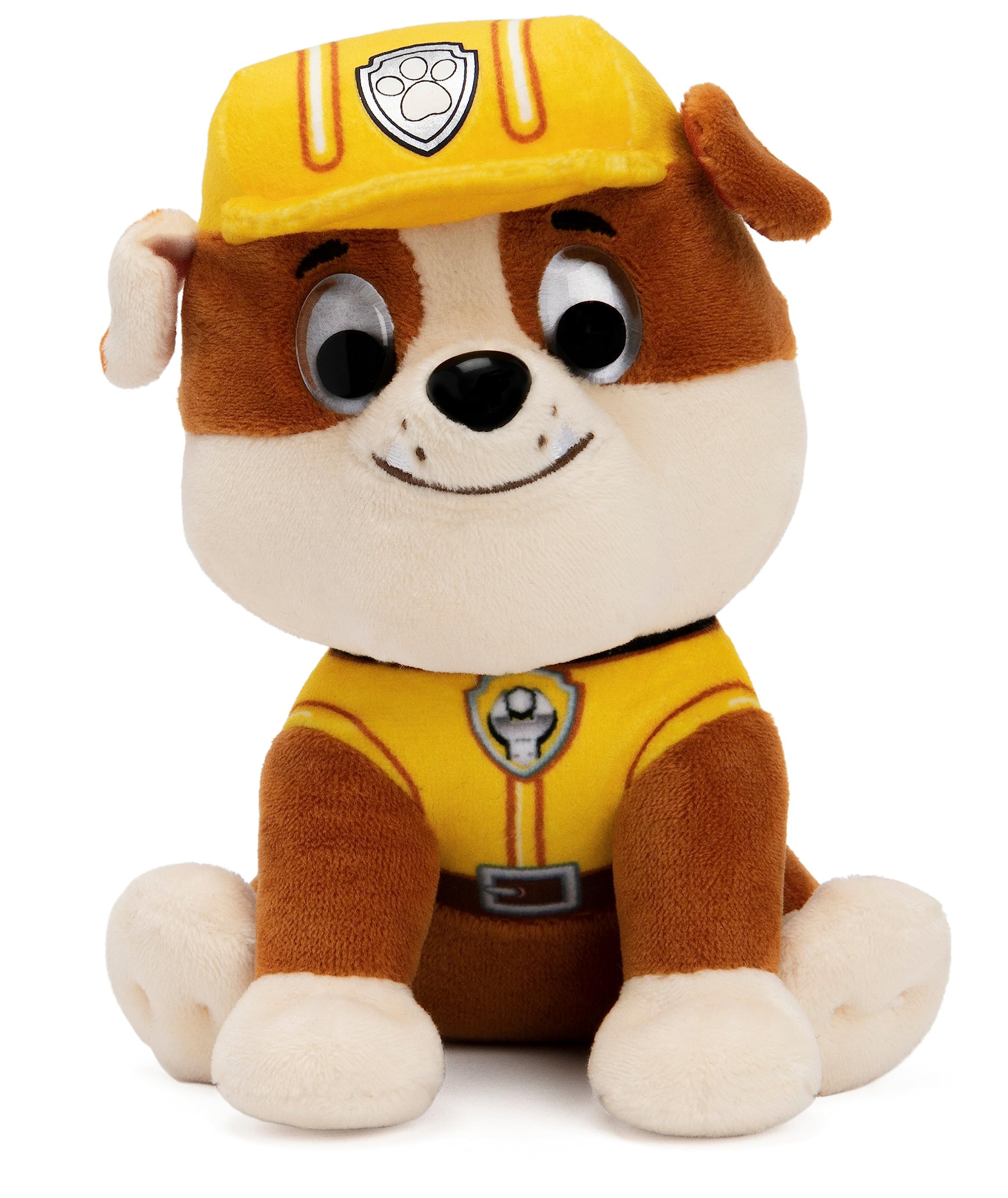 GUND PAW Patrol Rubble Plush Toy - 6 Inch Cuddly Stuffed Animal for Toddlers 1