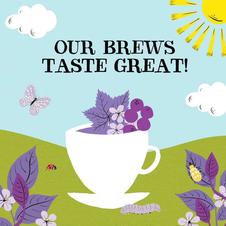 Clipper - Organic Berry Burst Fruit Tea Bags | 150 Enveloped Sachets (6 x 25) | Caffeine-Free Herbal Infusion