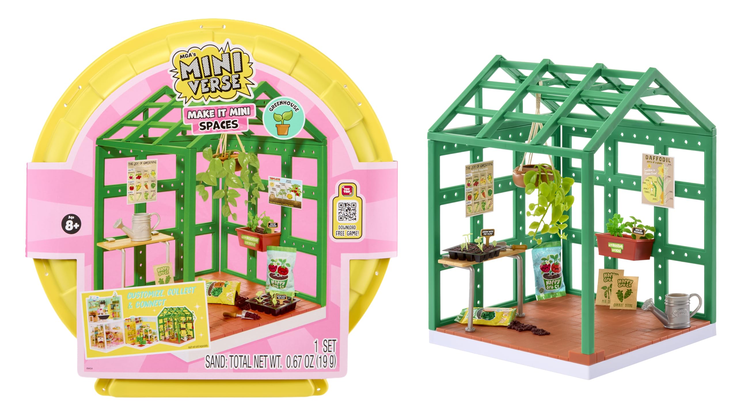 MGA's Miniverse Make It Mini Spaces Greenhouse - Building Set | Customization | Ages 8+ 1