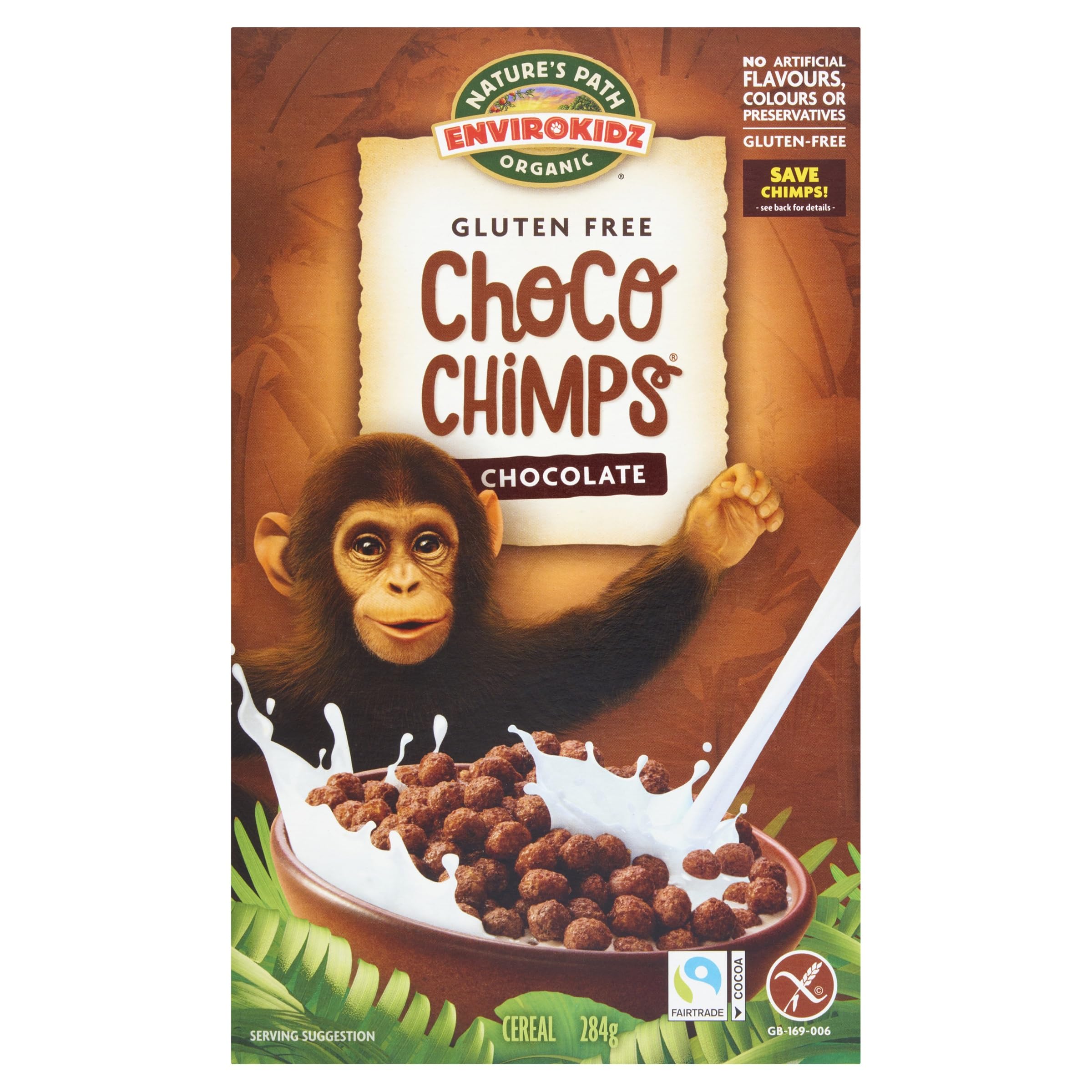 Nature's Path EnviroKidz Chocolate Corn Balls Cereal - Gluten Free, Organic | 4 Pack of 284g 1