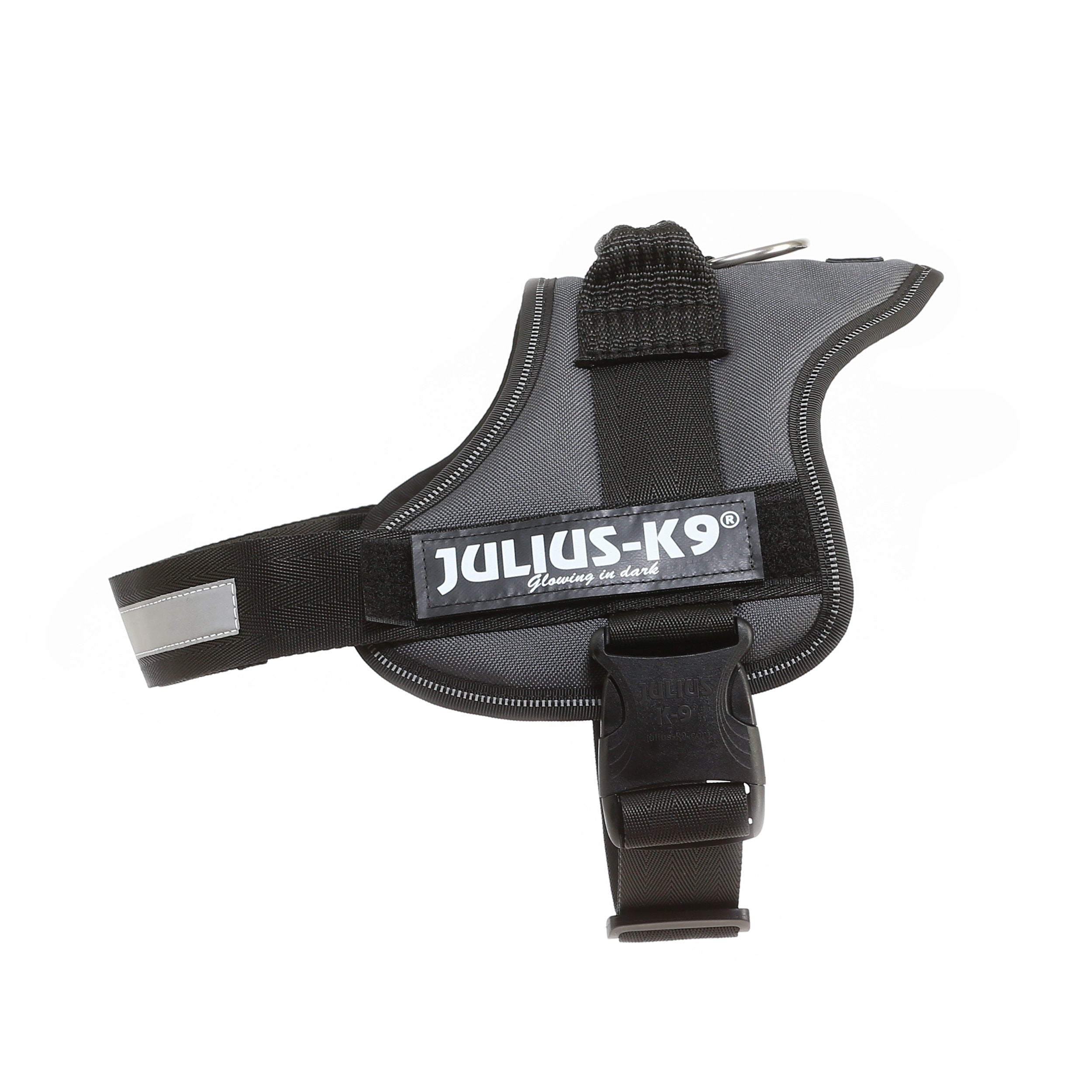 Julius-K9 Powerharness Vest Harness - Size M/0, Anthracite | 14-25 kg Dog 1