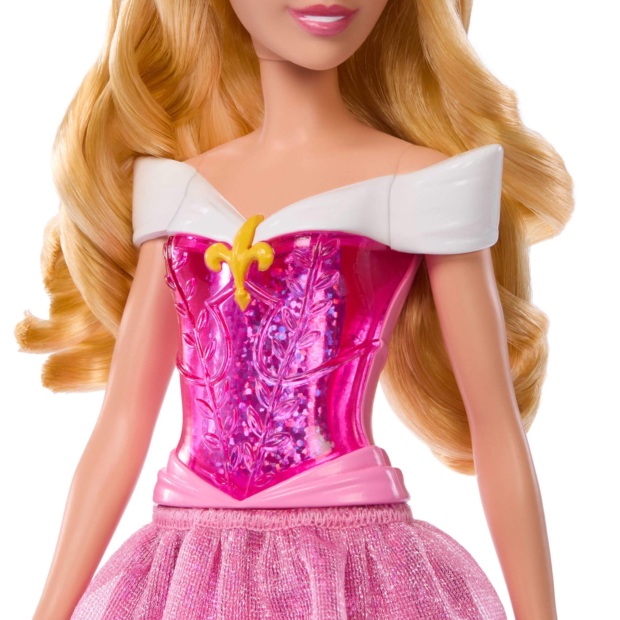 Mattel Disney Princess Aurora Doll - Posable Fashion Doll with Sparkling Outfit | 28 cm | HLW09 6