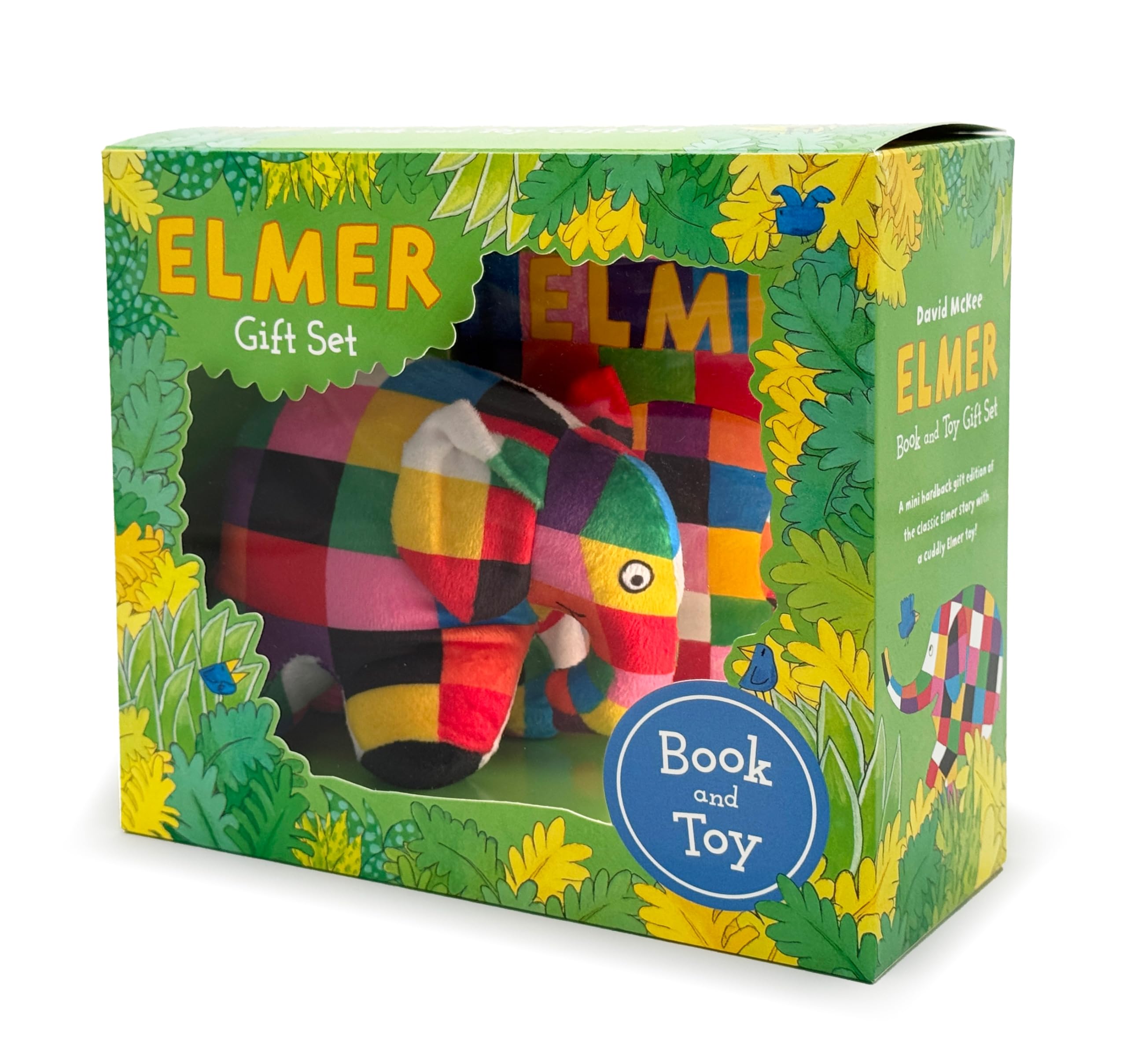 Andersen Press Elmer Book and Toy Gift Set | Hardcover | English 1