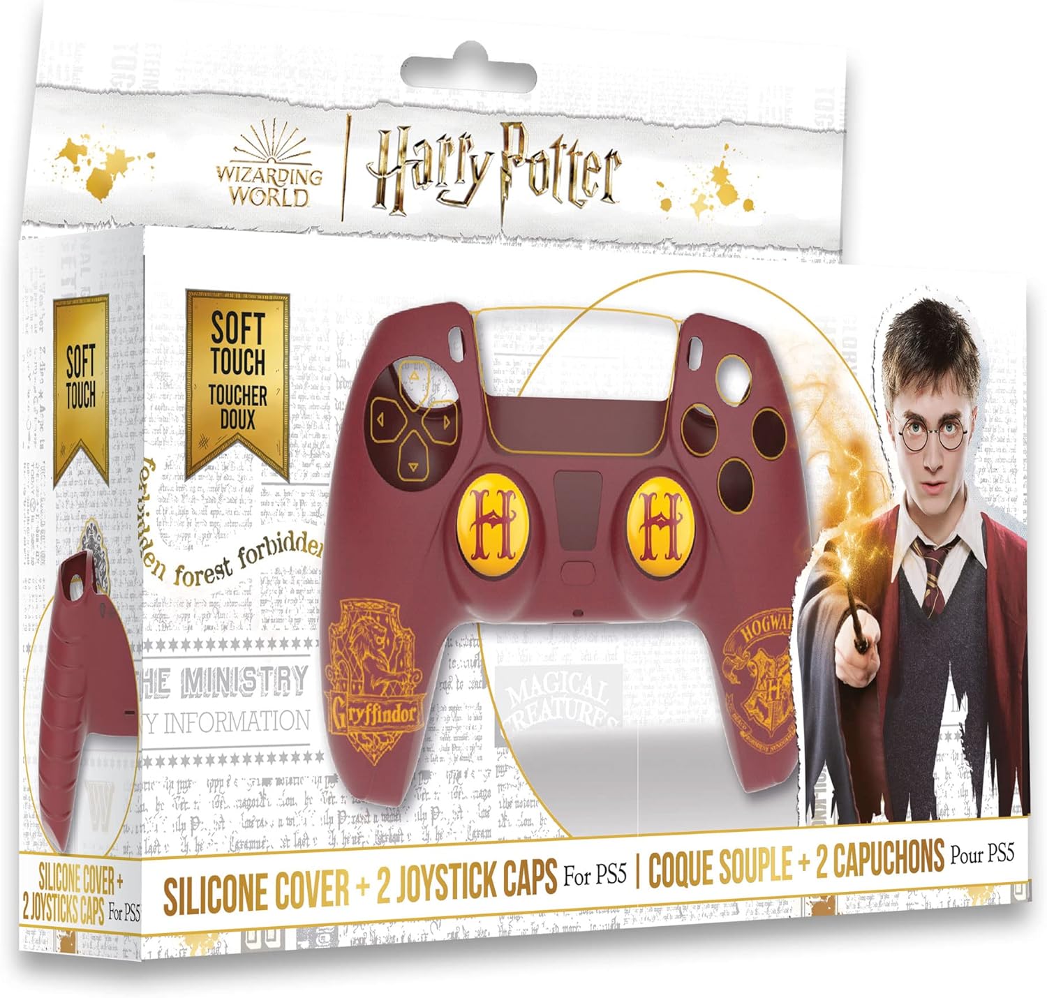 Harry Potter Wizarding World Silicon Grip for PS5 Controller - Gryffindor Edition 1