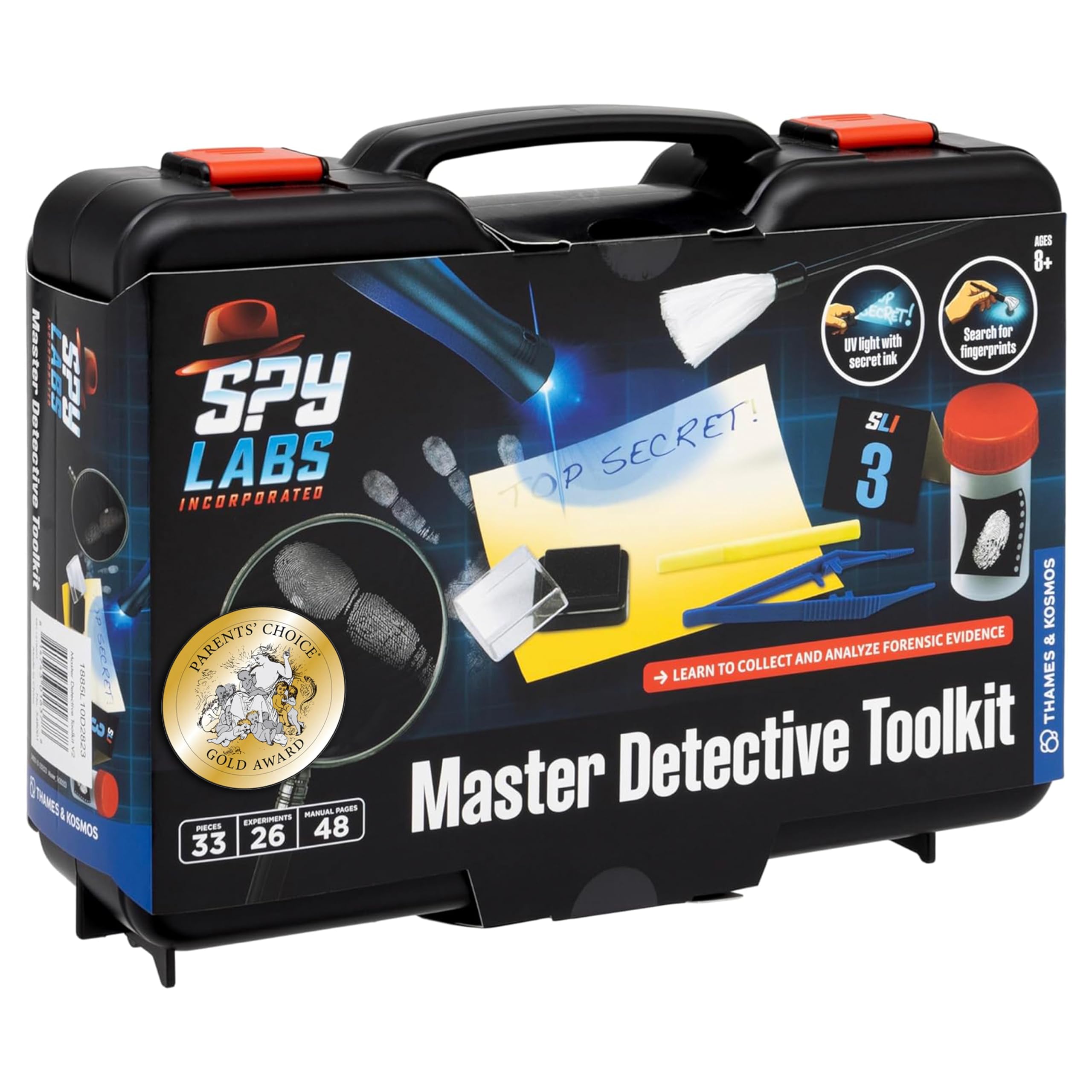 Spy Labs Master Detective Toolkit V2 - Forensic Science Kit for Ages 8+