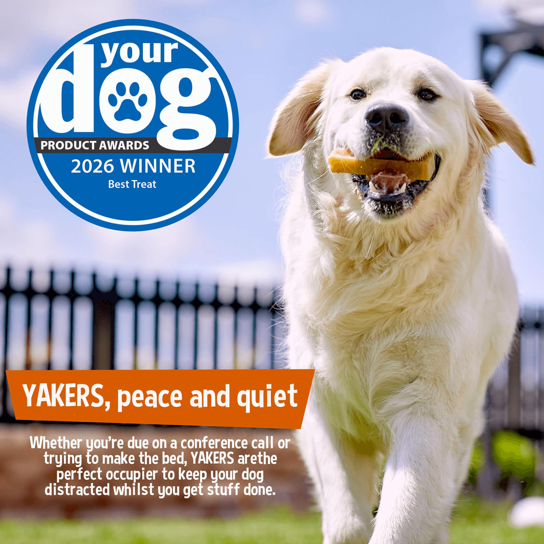 Yakers Apple Dog Chew for Large Breeds - Extra Large Size | Promotes Dental Health | High Protein & Calcium 6