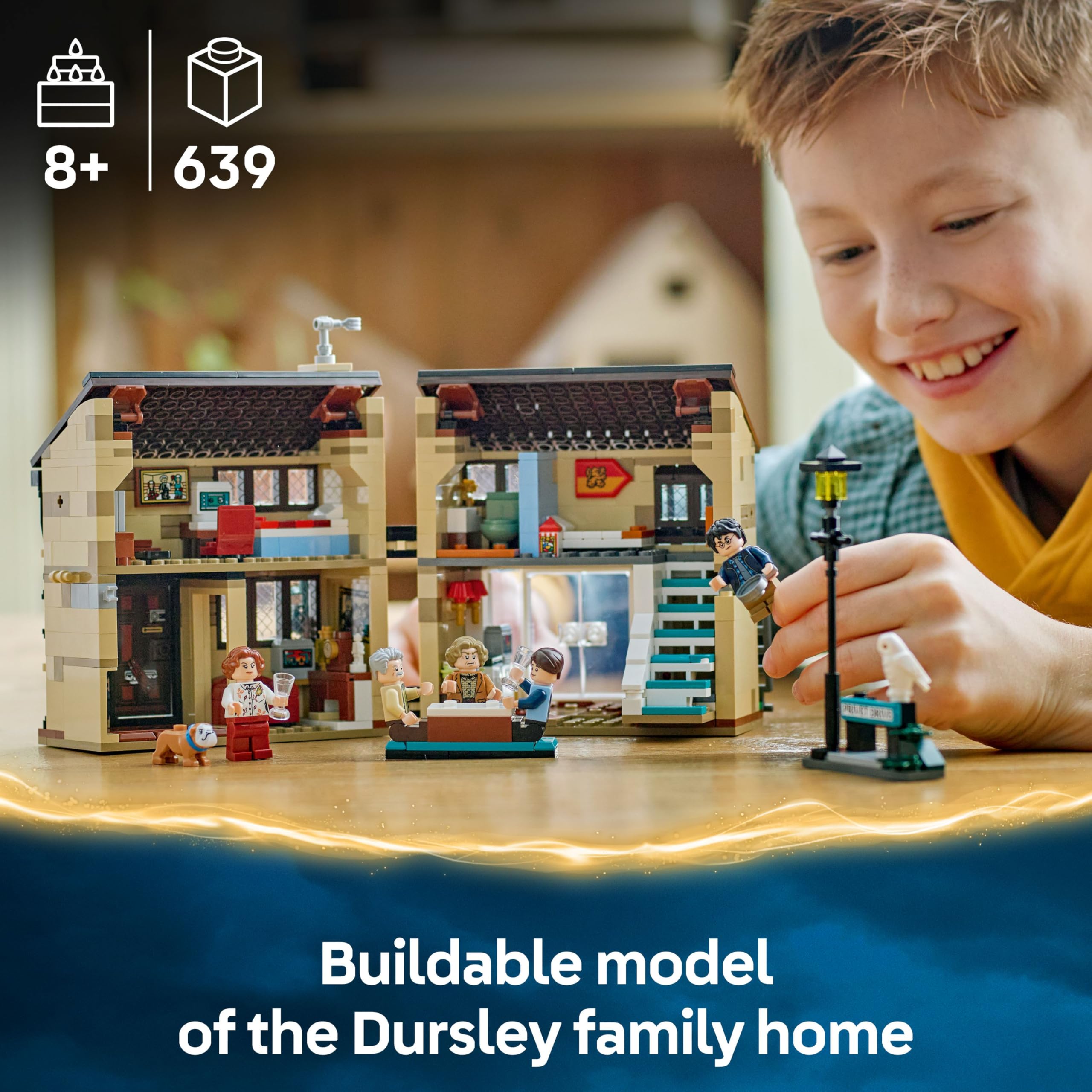 LEGO Harry Potter Privet Drive: Aunt Marge's Visit Building Set | Model 76451 | Ages 8+