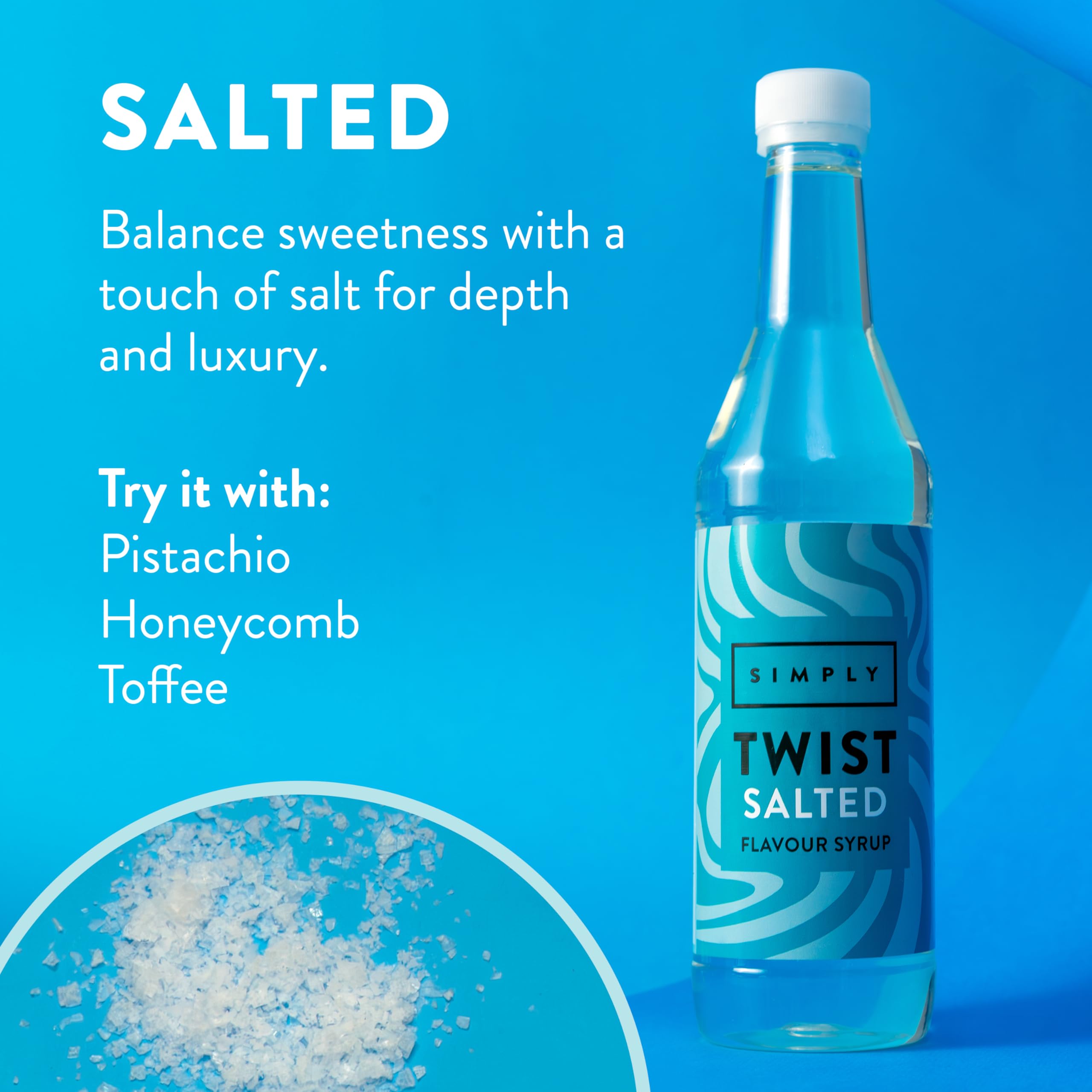 Simply Salted Flavour Coffee Syrup - 485ml Liquid Concentrate for Baristas and Home Brewers 6