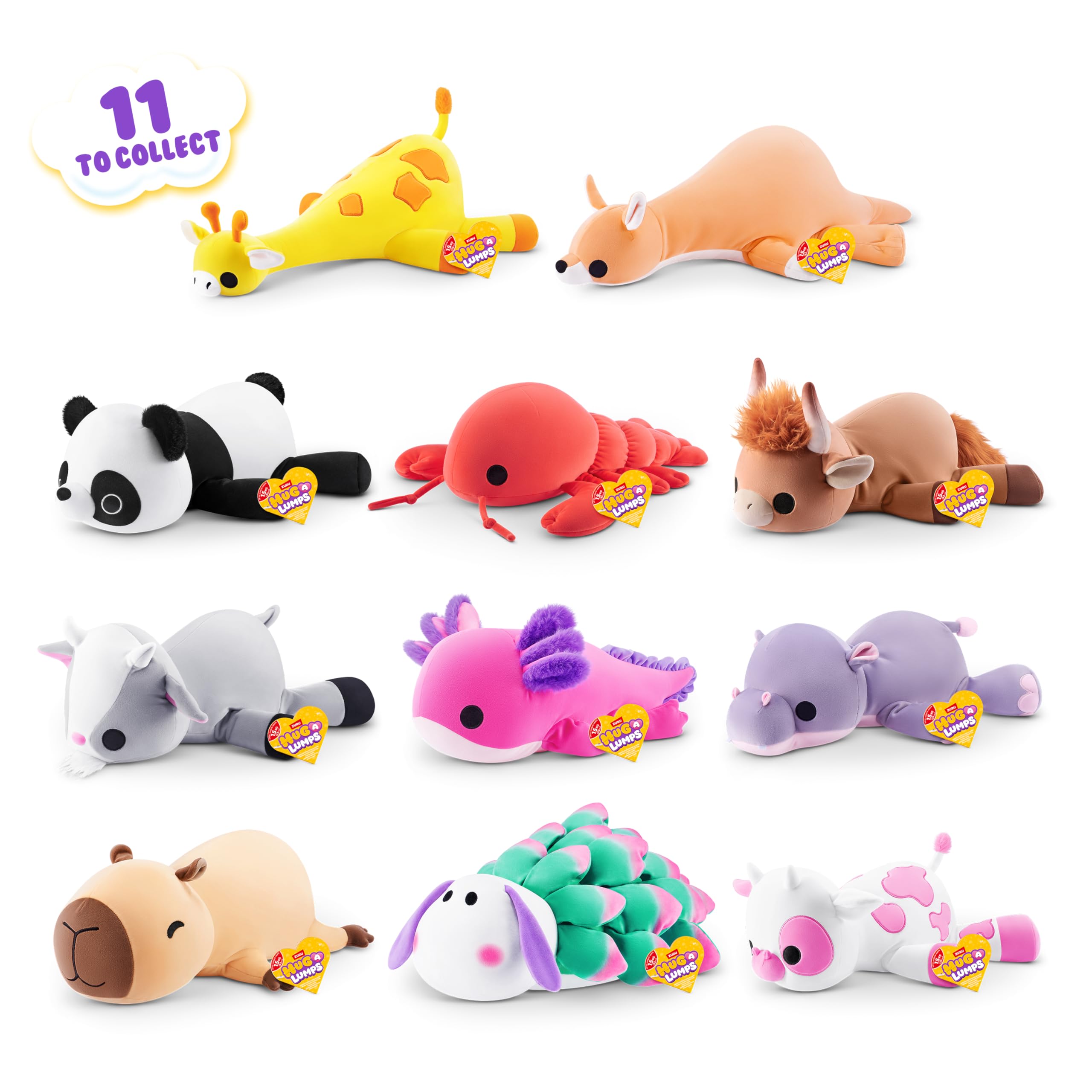 Hug-A-Lumps Medium Pete - Weighted Plush Cuddly Toy for Stress Relief 7