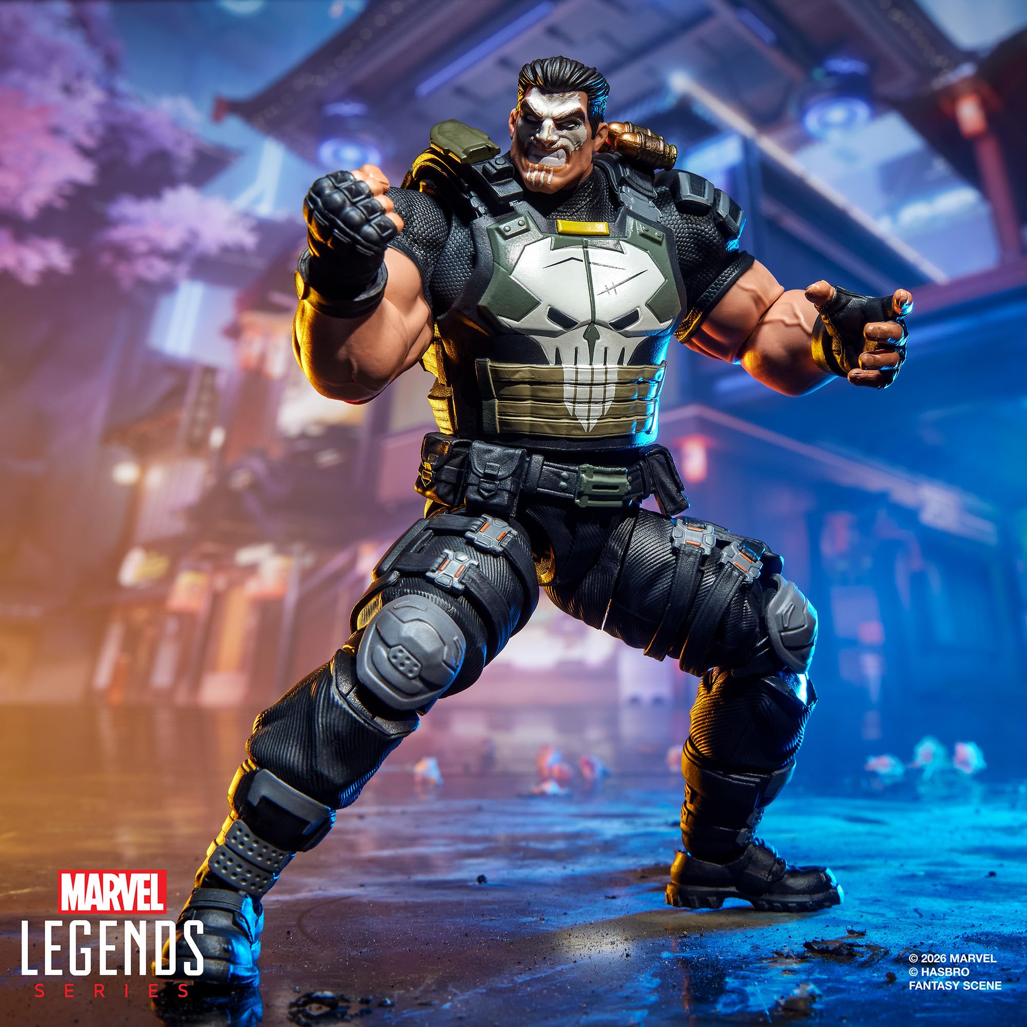 Marvel Legends Series The Punisher Action Figure - Marvel Rivals Video Game Inspired | 6 Inch 8