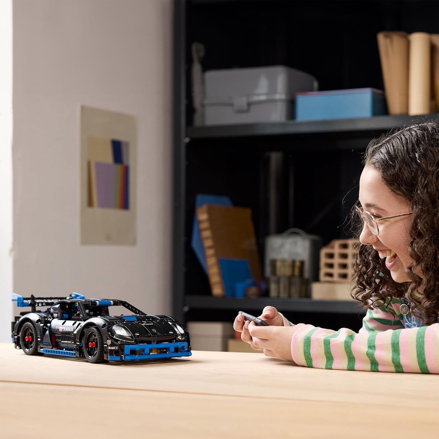 LEGO Technic Porsche GT4 e-Performance Race Car - Remote-Controlled Building Set for Ages 10+ 3
