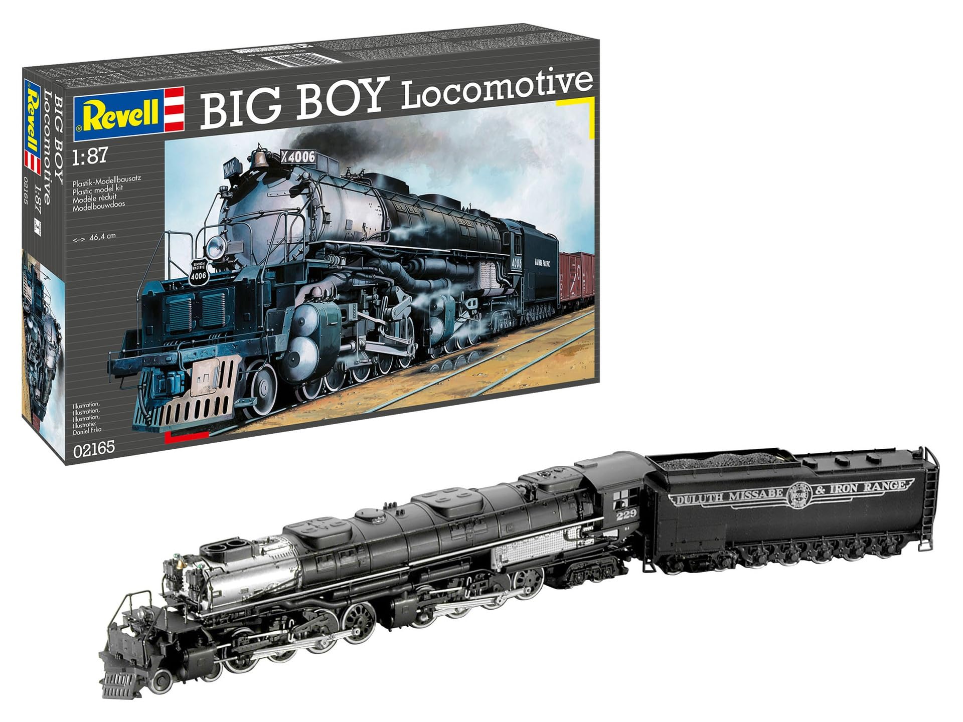 Revell Big Boy Locomotive Model Kit - 1:87 Scale | Plastic | 46.4 cm Length 1
