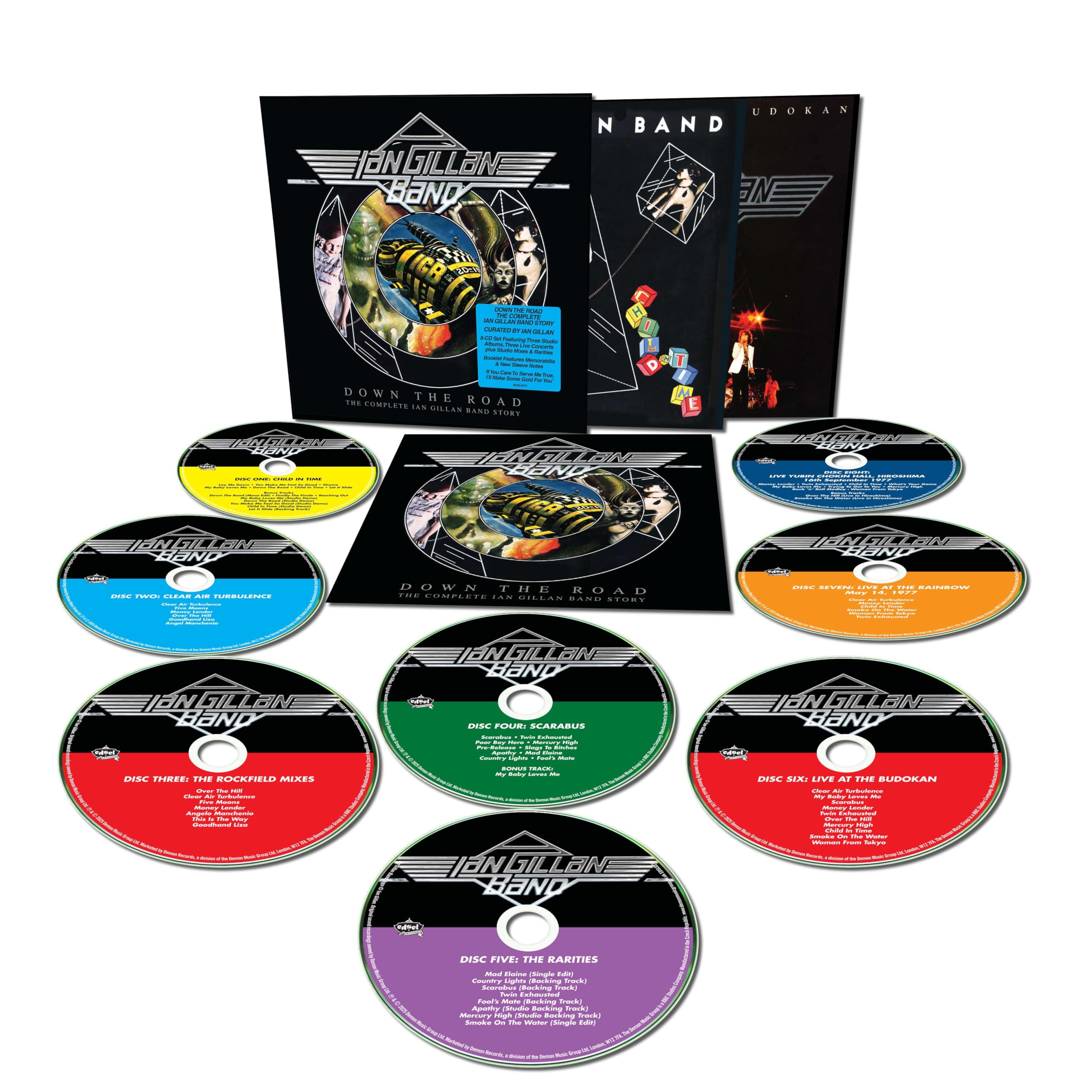 Ian Gillan Band - Down The Road, The Complete Ian Gillan Band Story [8CD Box set] 3