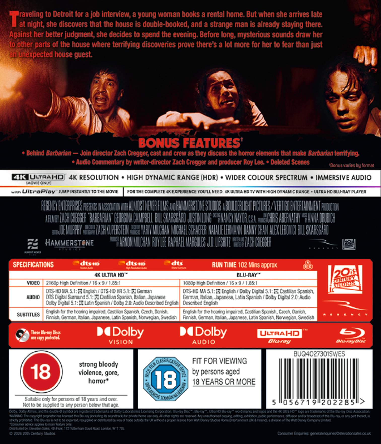 Barbarian [4K UHD Blu-ray] 5